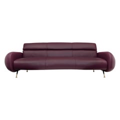 Marco Sofa in Purple Leather