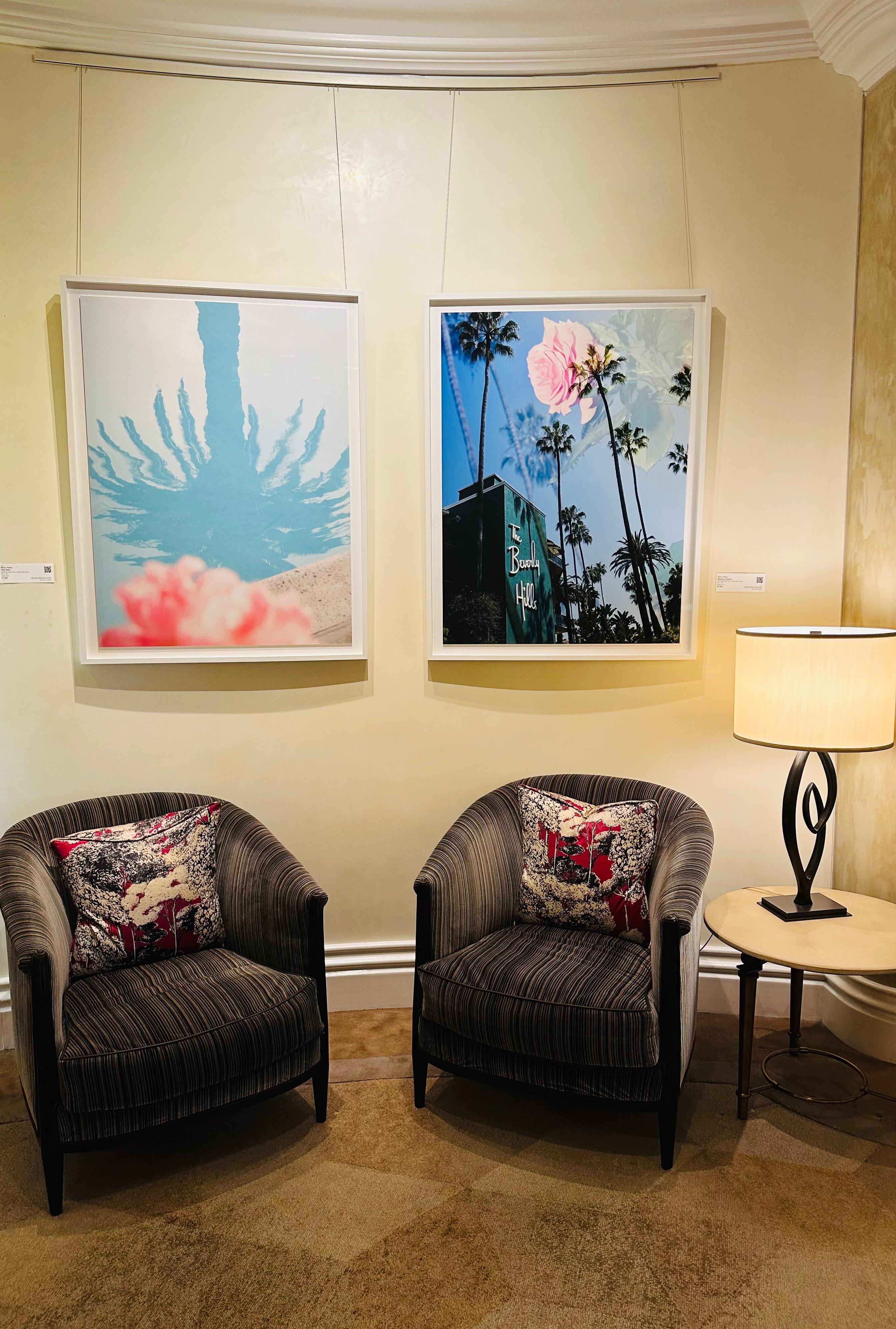 Pink Palm - Contemporary Photograph by Marco Walker