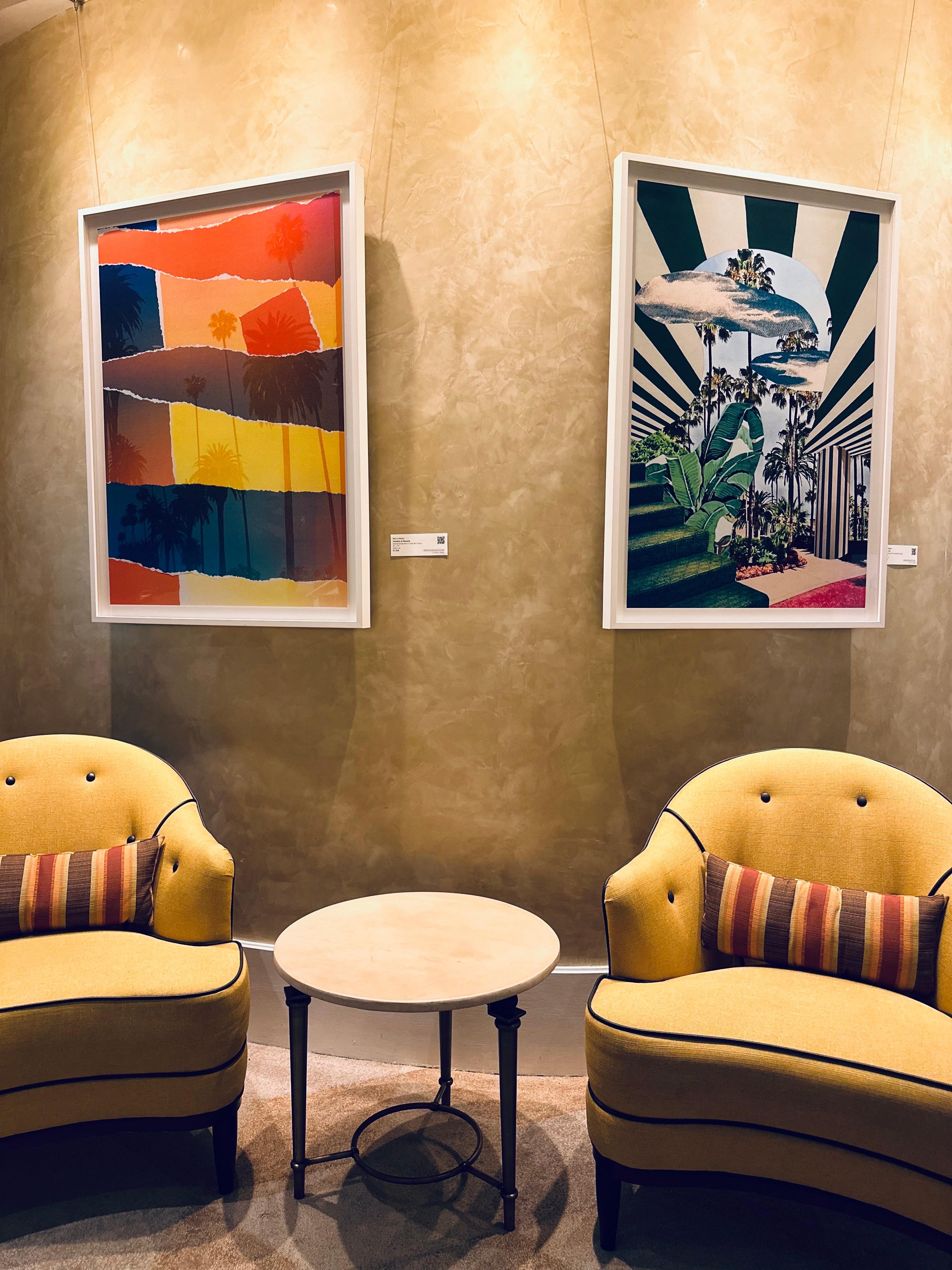 Sunsets at Beverly - Contemporary Print by Marco Walker