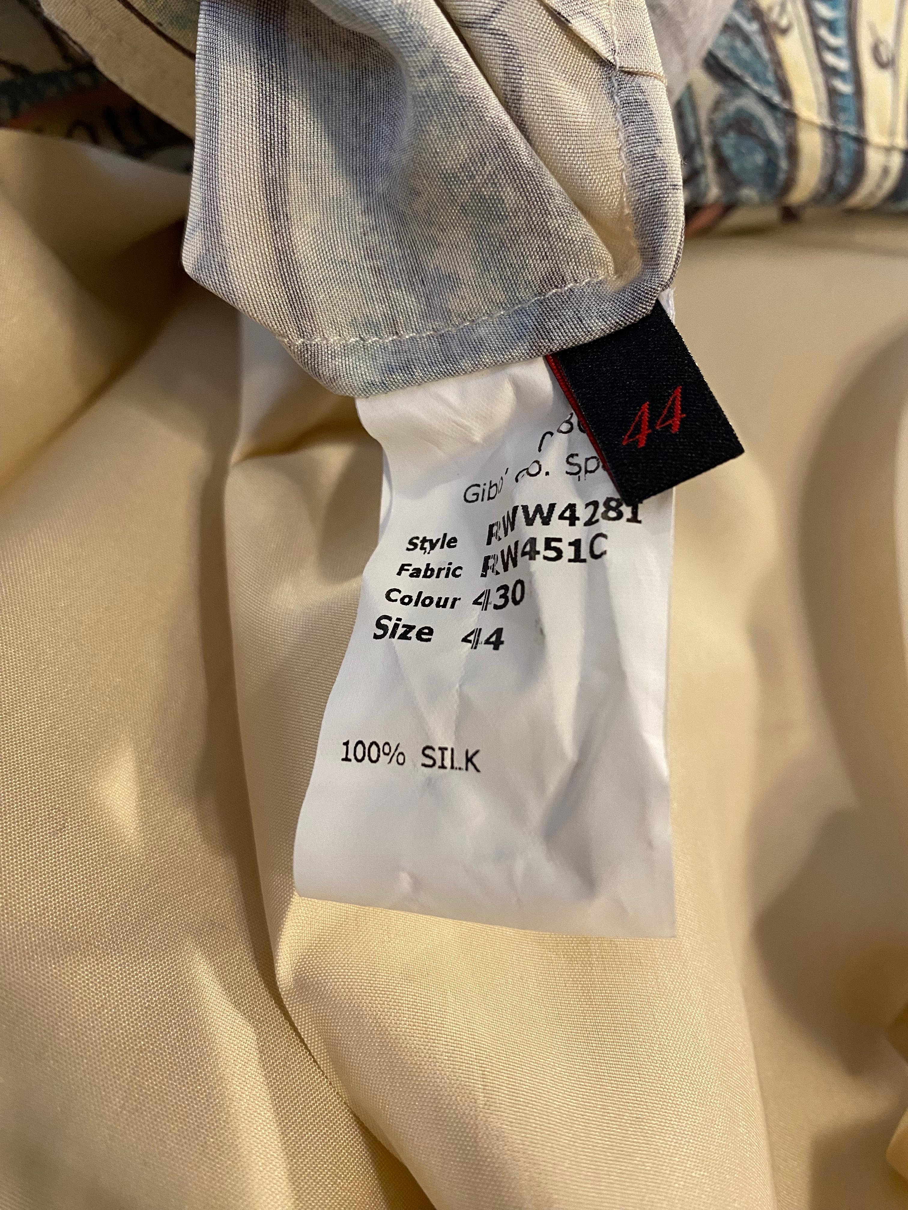 Vestido de seda Marco Zanini para Rochas Talla It44. en venta 6