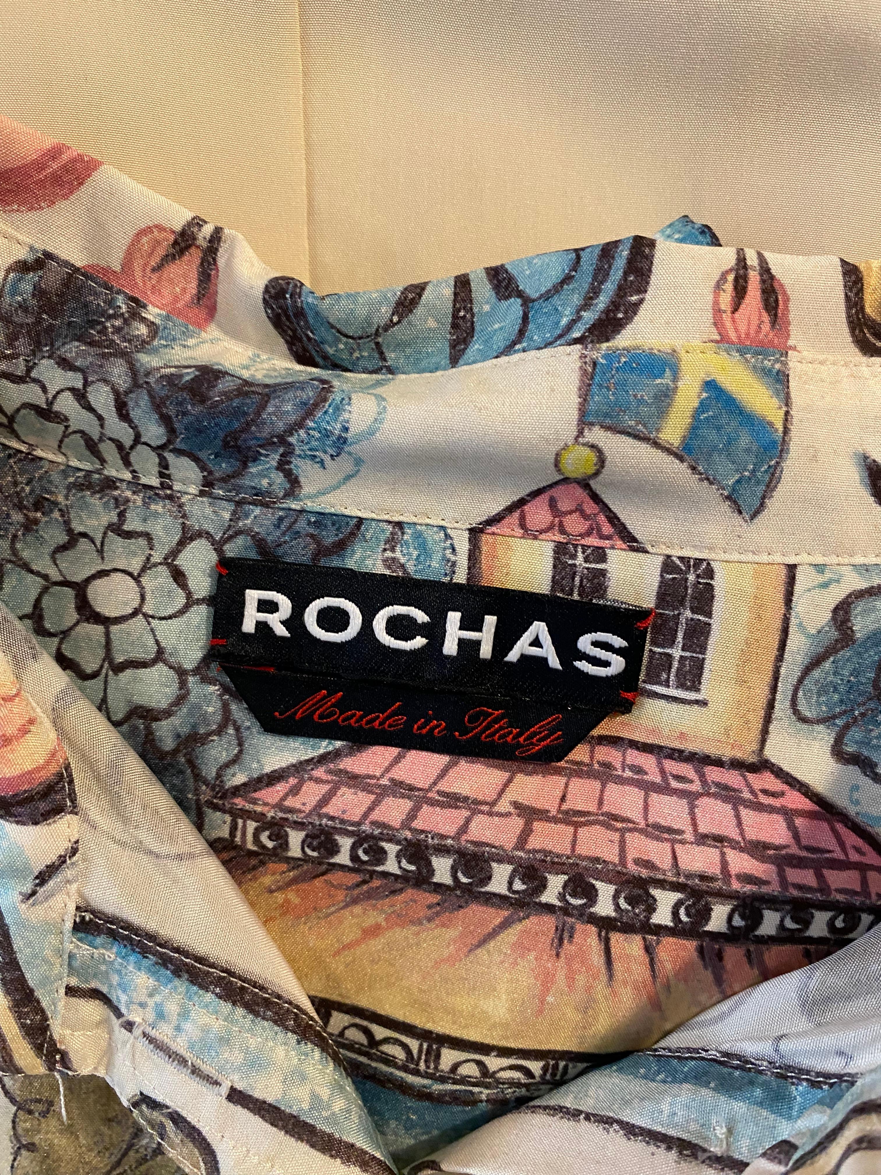 Vestido de seda Marco Zanini para Rochas Talla It44. en Excelente estado para la venta en Glasgow, GB