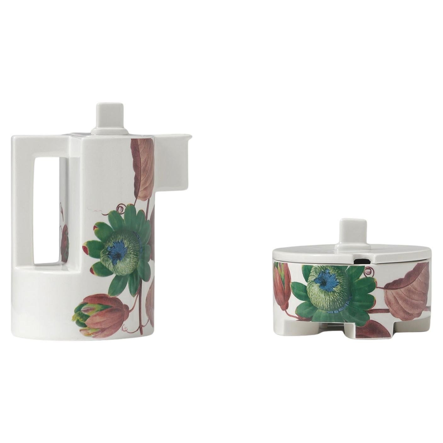 Marco Zanini 'Hollywood Collection' teapot and sugar bowl set for Bitossi 1980s