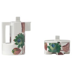 Marco Zanini 'Hollywood Collection' teapot and sugar bowl set for Bitossi 1980s