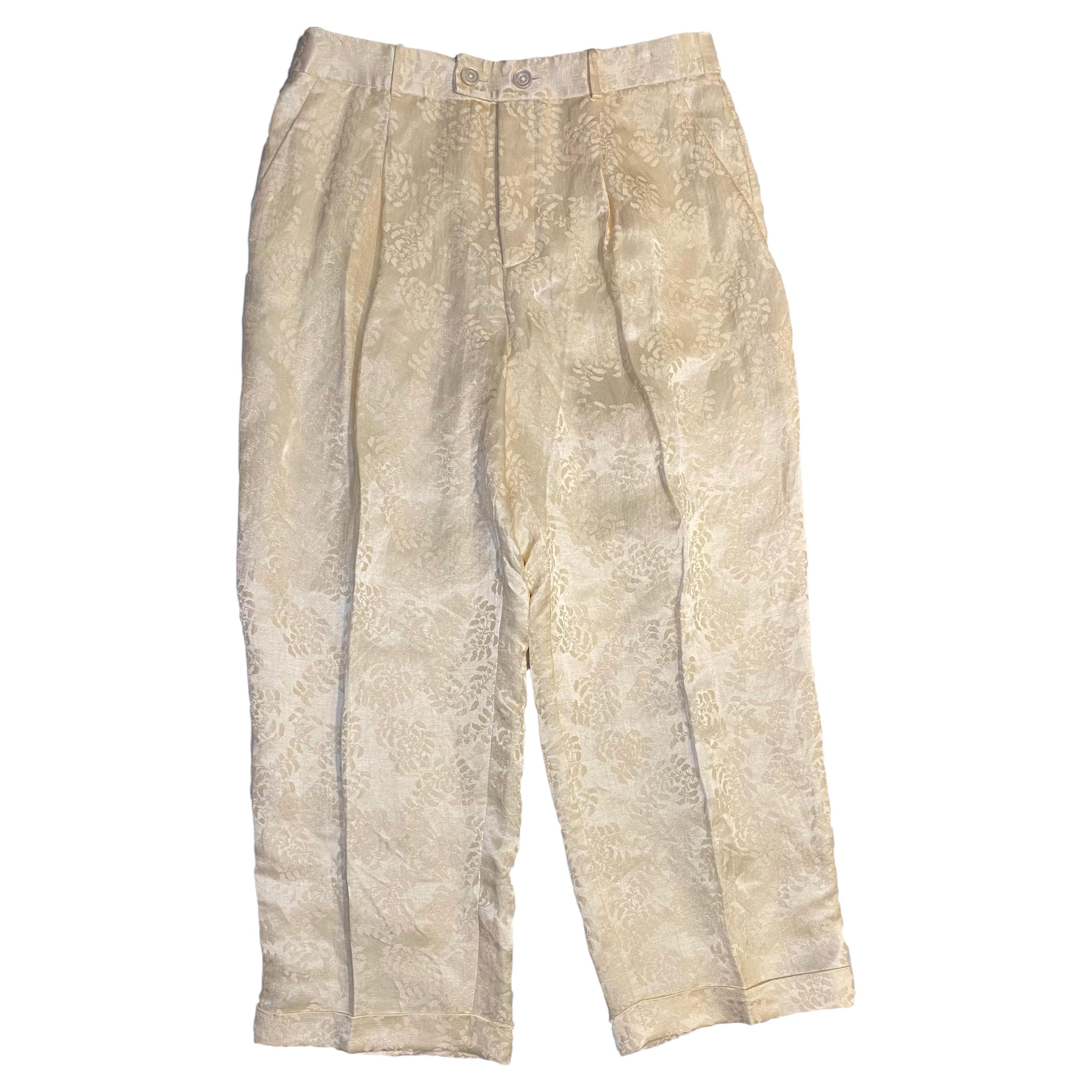 Marco ZanCo Pantalon en lin texturé - TAILLE IT48.BNWT en vente