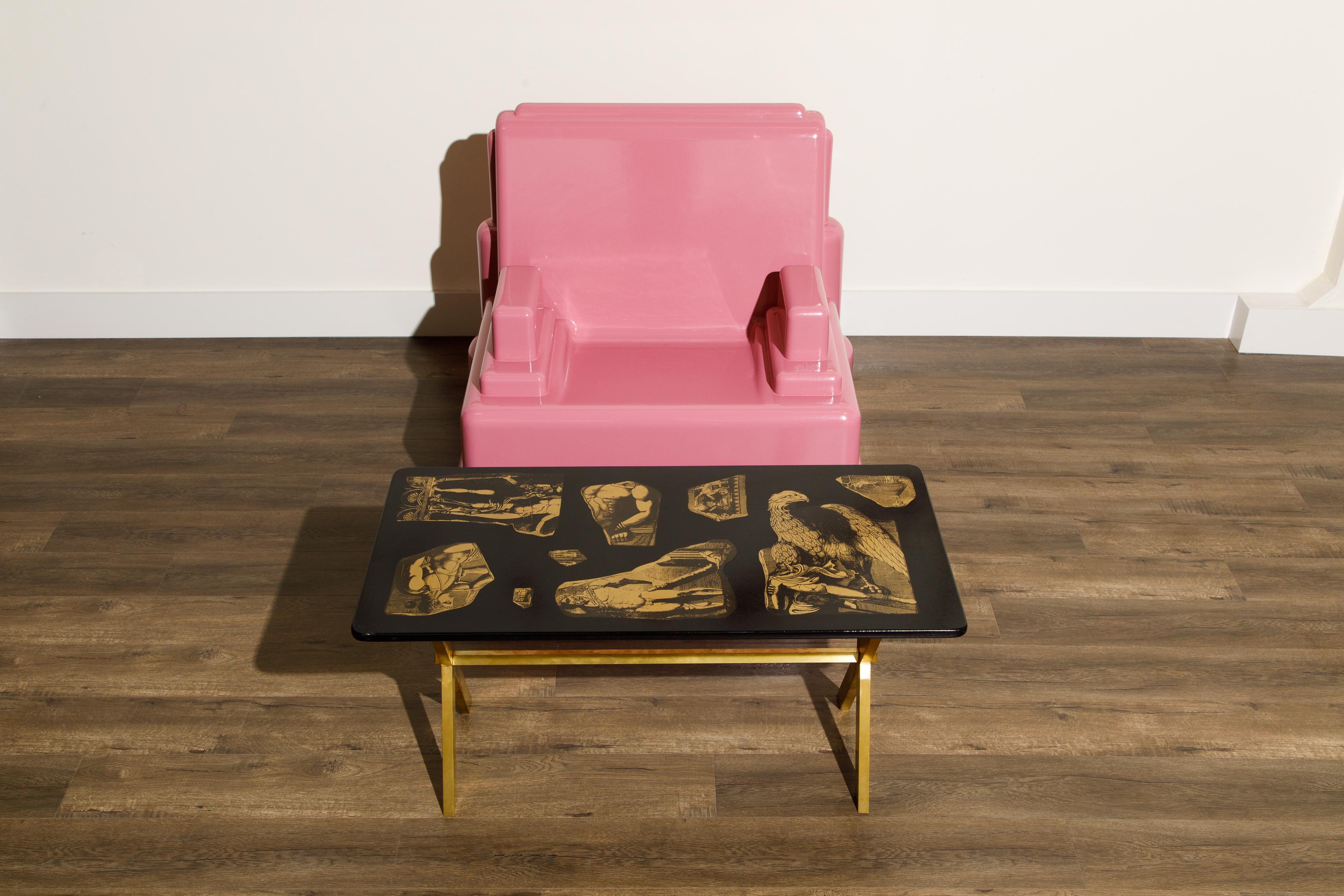 Marco Zanini 'Roma' Fiberglass Throne Chair for Memphis Milano, Italy, c. 1986 10