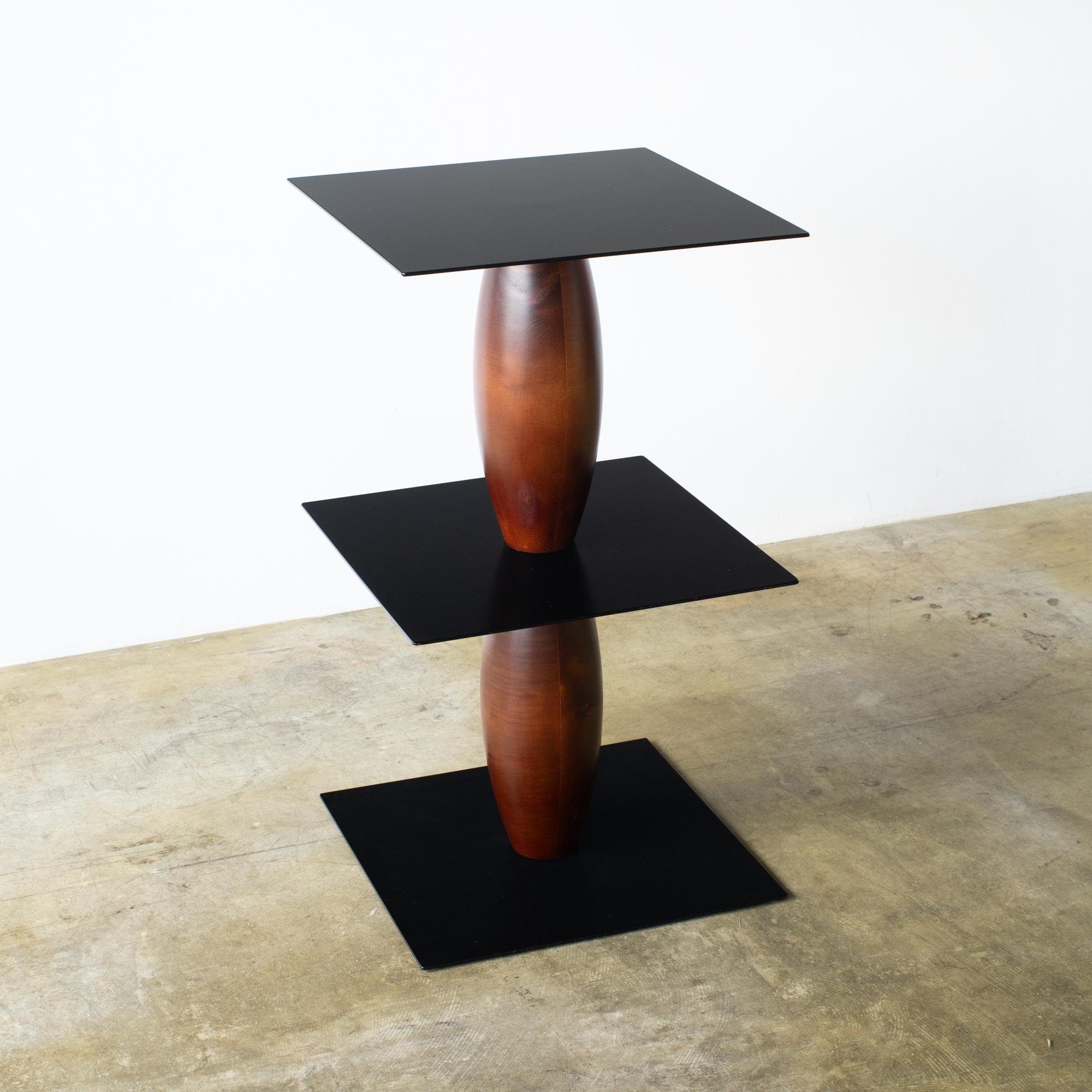 Post-Modern Marco Zanini Zanzibar side table black For Sale