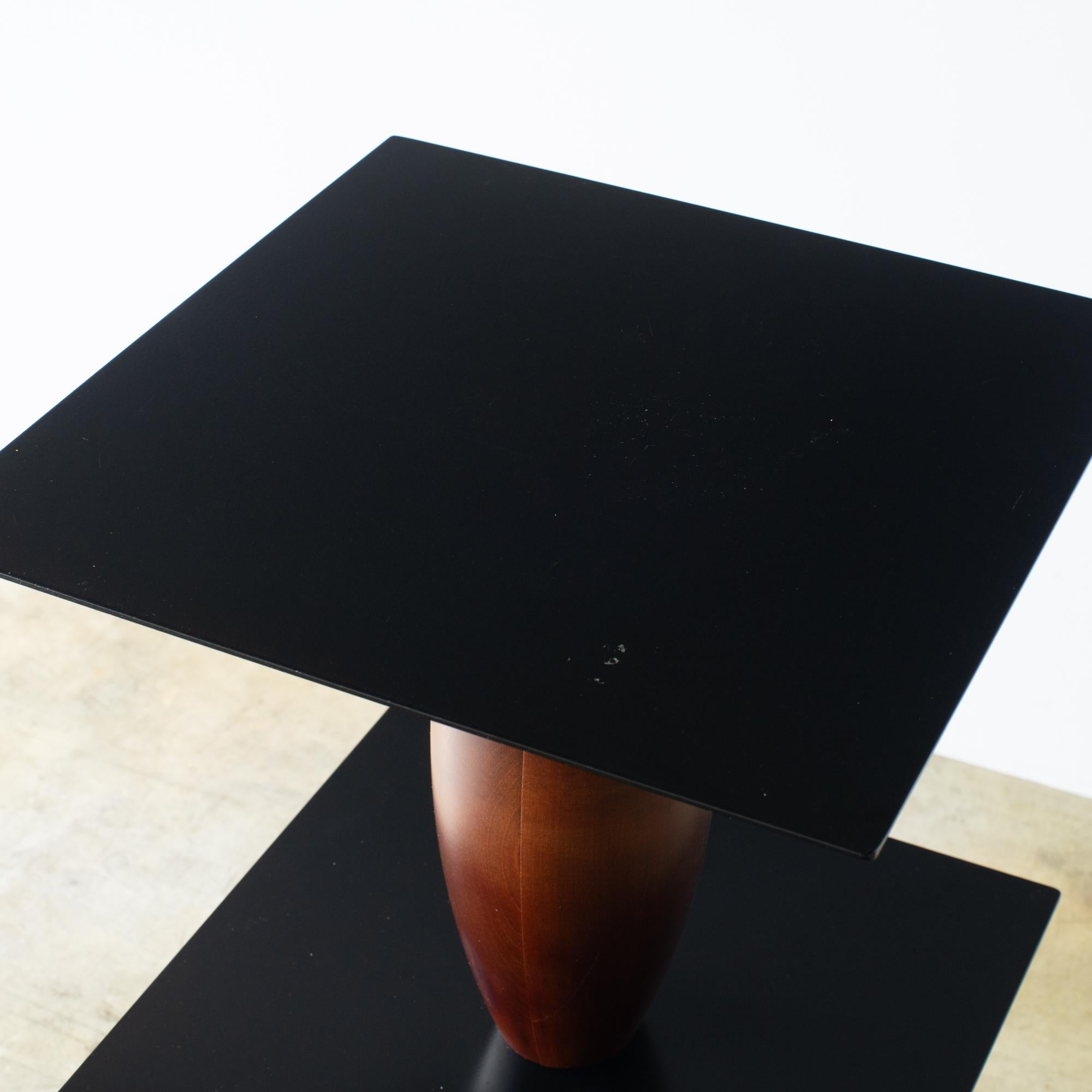 Italian Marco Zanini Zanzibar side table black For Sale