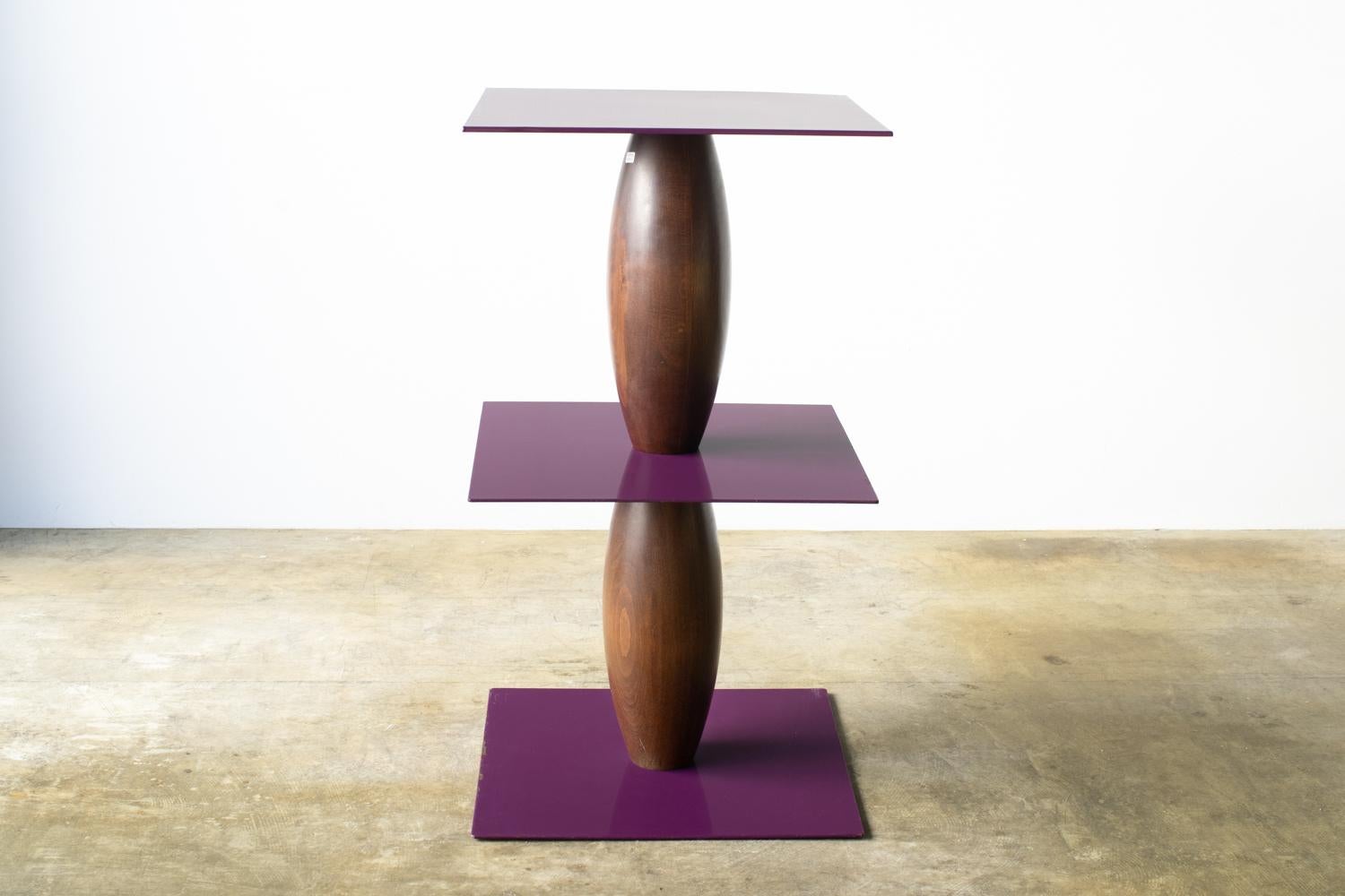 Late 20th Century Marco Zanini Zanzibar side table violet For Sale