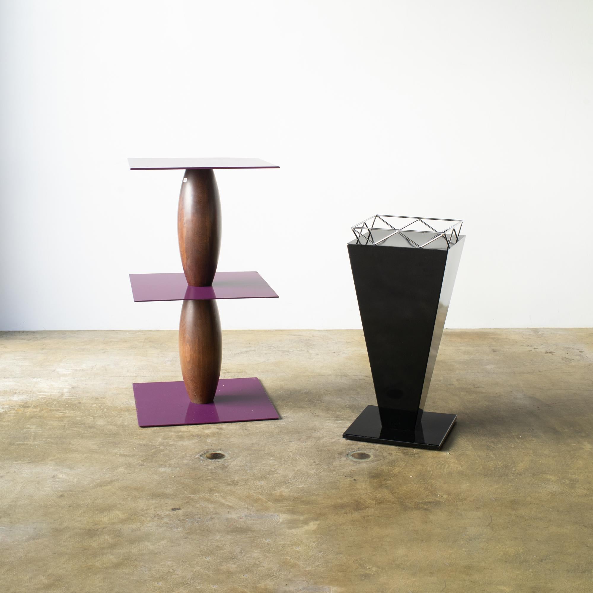 Marco Zanini Zanzibar side table violet For Sale 1