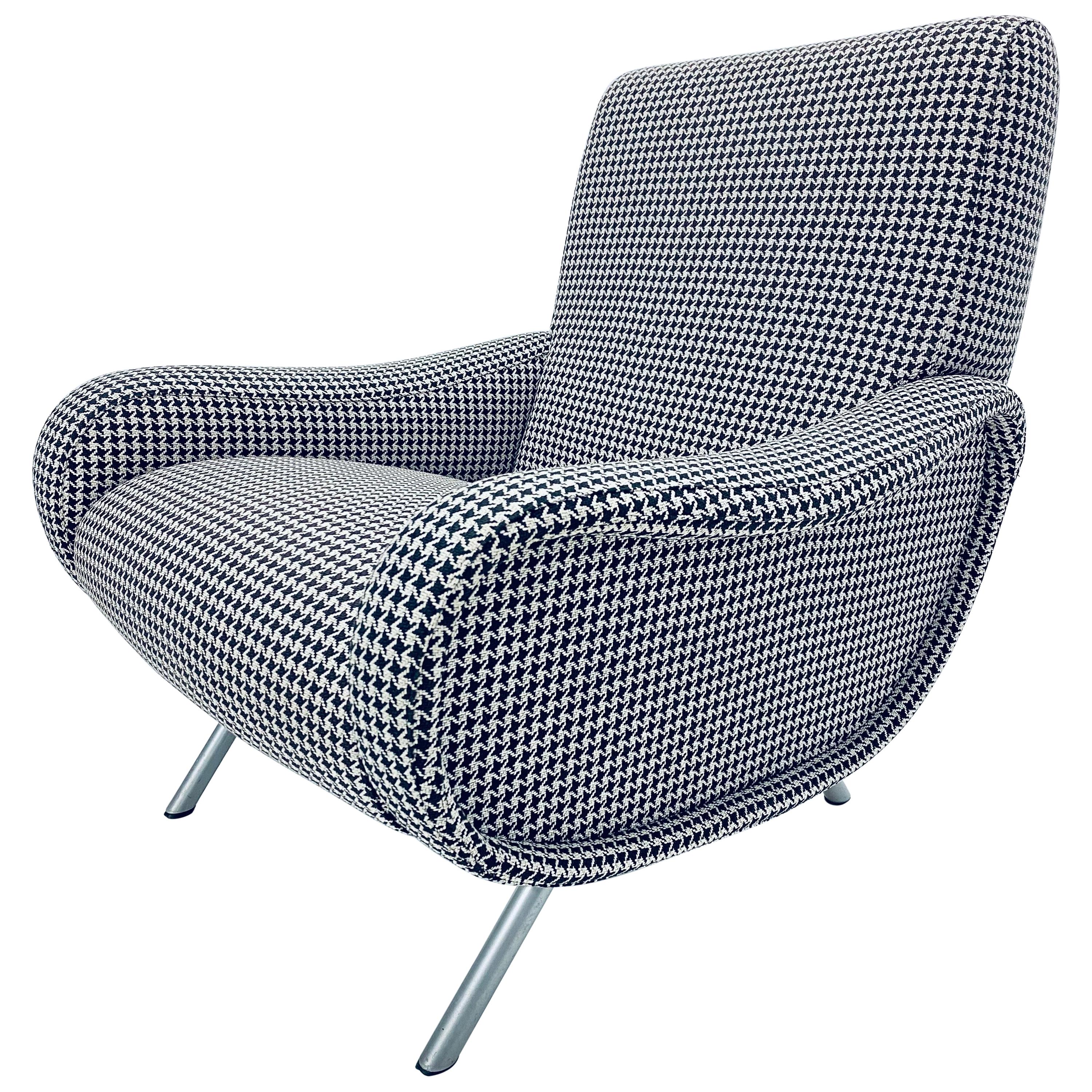Marco Zanuso 720 Lady Chair for Arflex with Custom Upholstery