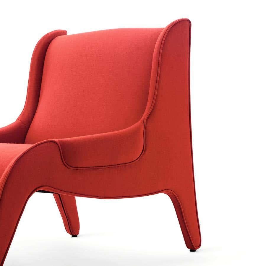Fabric Marco Zanuso Antropus Armchair by Cassina For Sale