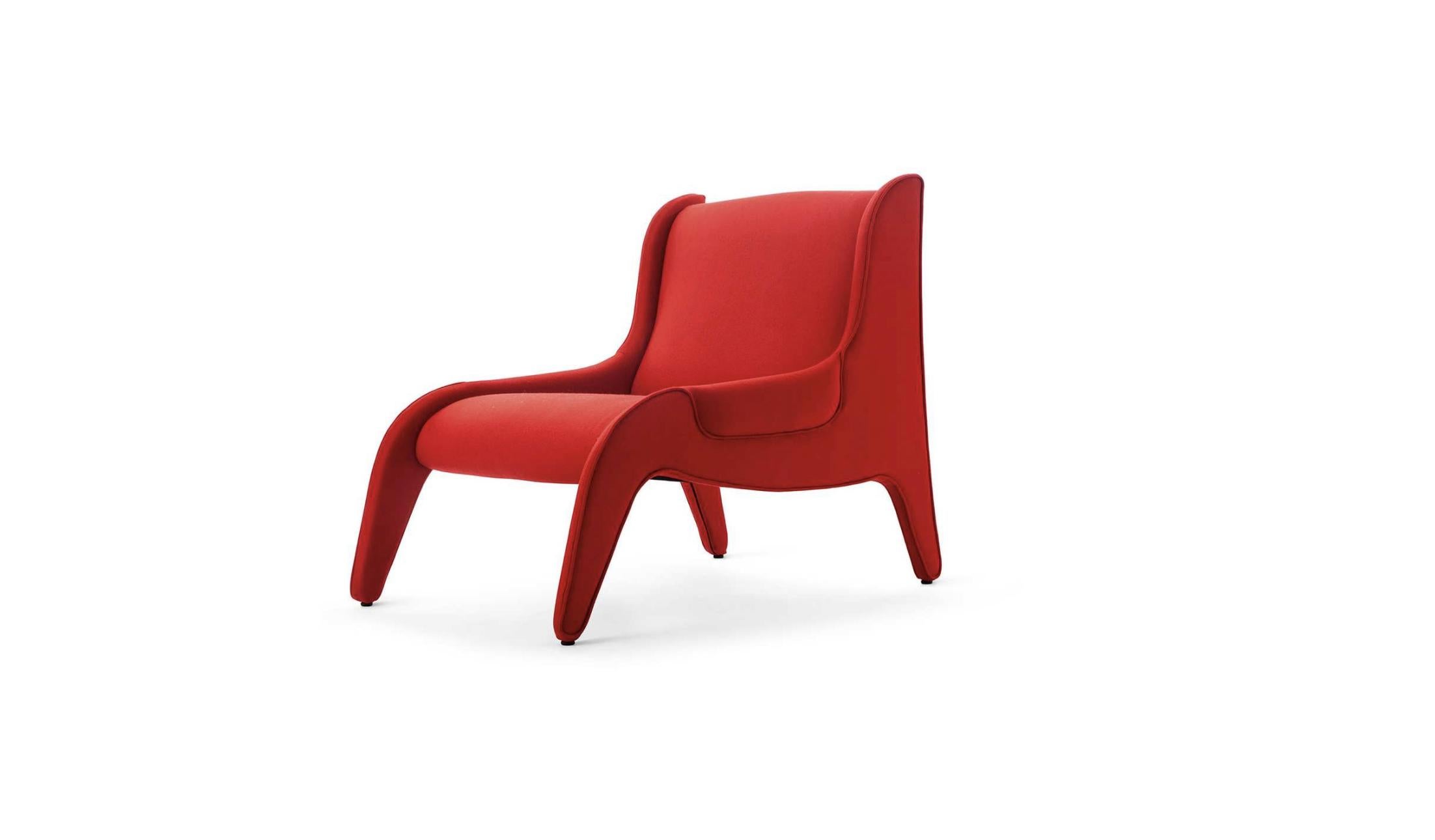 Antropus-Sessel von Marco Zanuso für Cassina

Ein ganz mit Leder oder Stoff bezogener Design-Sessel. Die zusätzliche Tiefe verleiht dem bequemen, geräumigen Sitz, der von sinnlich geschwungenen Seitenteilen flankiert wird, Form.

Cassina bietet auch