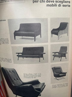 Marco Zanuso Armchairs "Milord" in White Bouclé for Arflex, 1957 Published