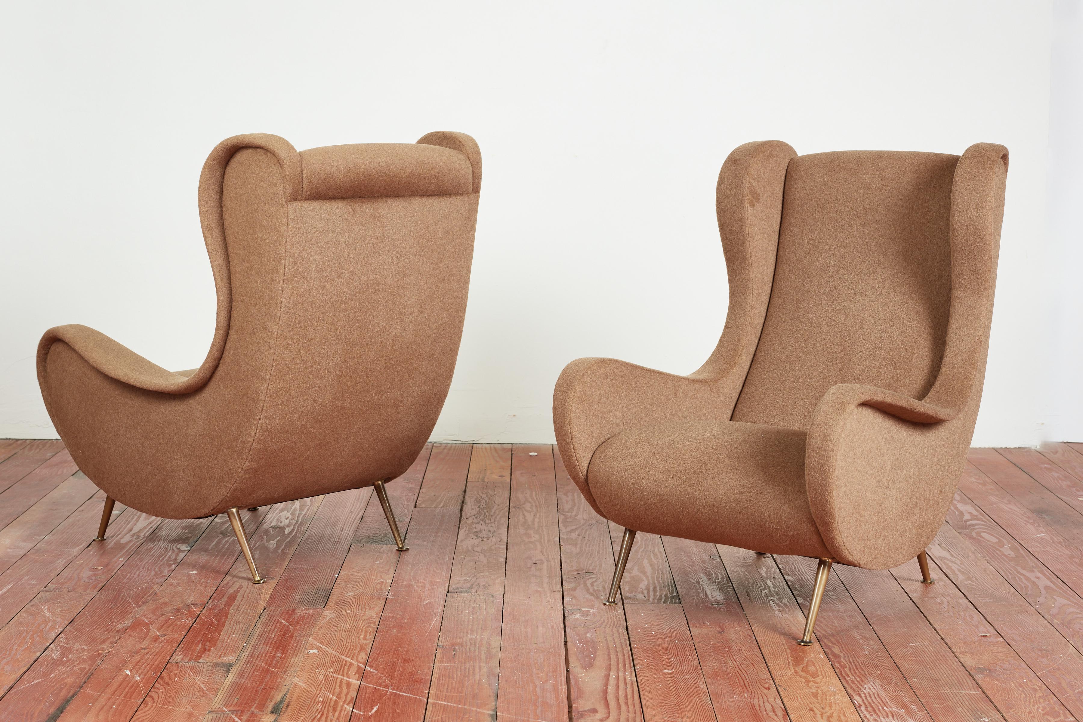 Italian Marco Zanuso Attributed Chairs