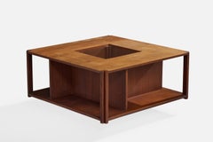 Marco Zanuso, Tavolino da caffè, Legno, Vetro, Italia, anni '60