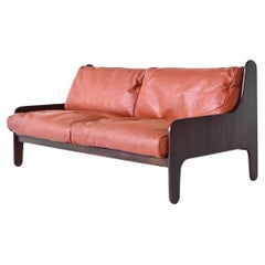 Marco Zanuso Cognac Leather Lounge Sofa Arflex Italy 1964 Marco Zanuso Cognac Leather Lounge Sofa Arflex Italy 1964