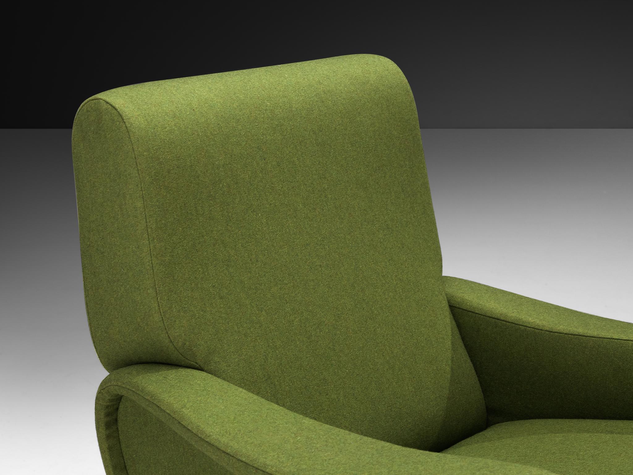 Marco Zanuso für Arflex 'Lady' Sessel, grün gepolstert im Angebot 1