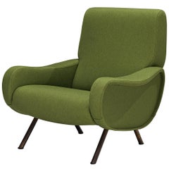 Marco Zanuso per Arflex Poltrona 'Lady' con rivestimento verde
