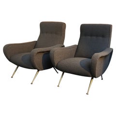 Sessel „Lady Chair“ von Marco Zanuso für Arflex aus der Mitte des Jahrhunderts, Italien, um 1950