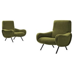 Marco Zanuso for Arflex Pair of 'Lady' Armchairs