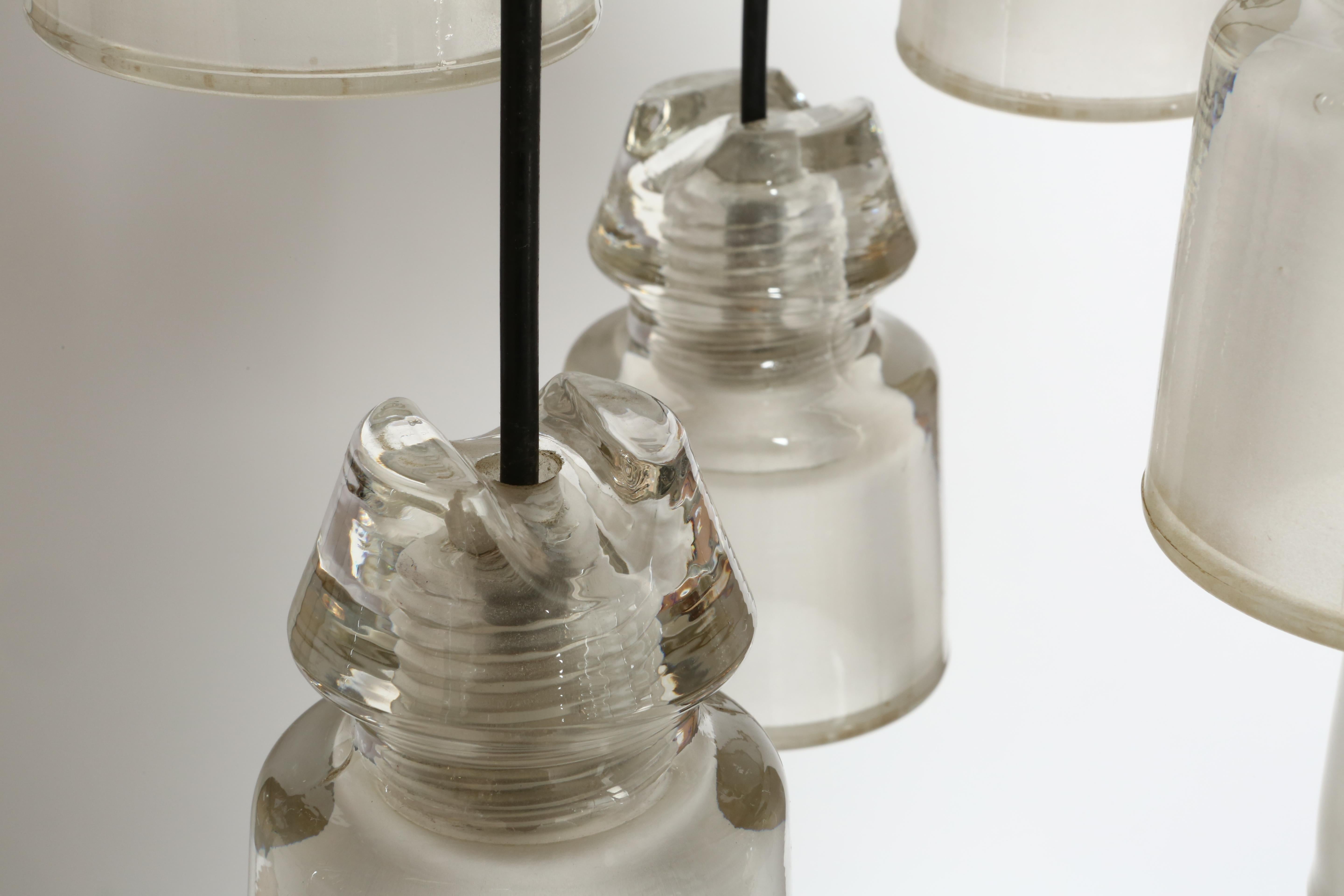 Lampadario a cascata Marco Zanuso per Oluce, Italia 1960 in vendita 5