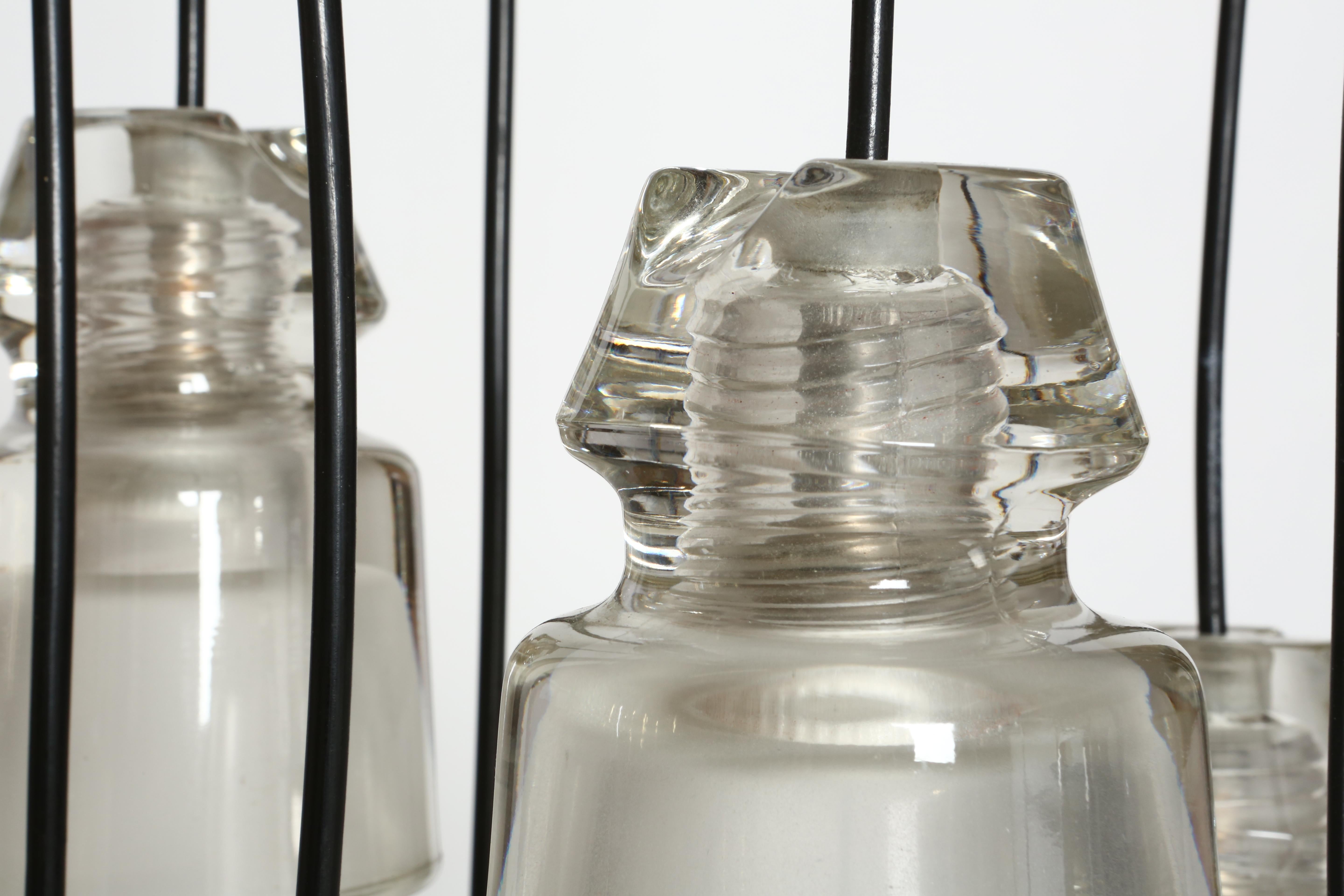 Lampadario a cascata Marco Zanuso per Oluce, Italia 1960 in vendita 9