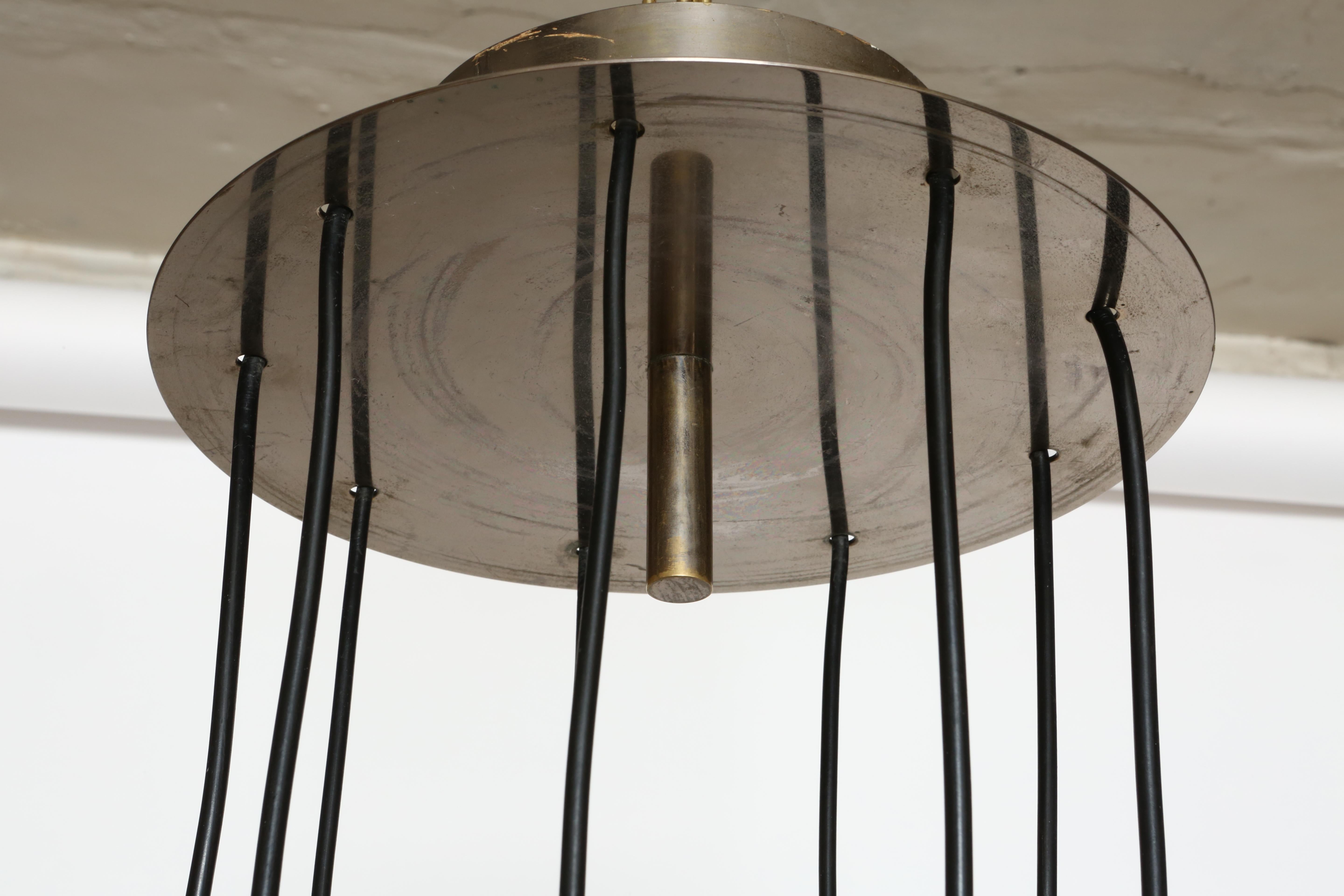 Lampadario a cascata Marco Zanuso per Oluce, Italia 1960 in vendita 10