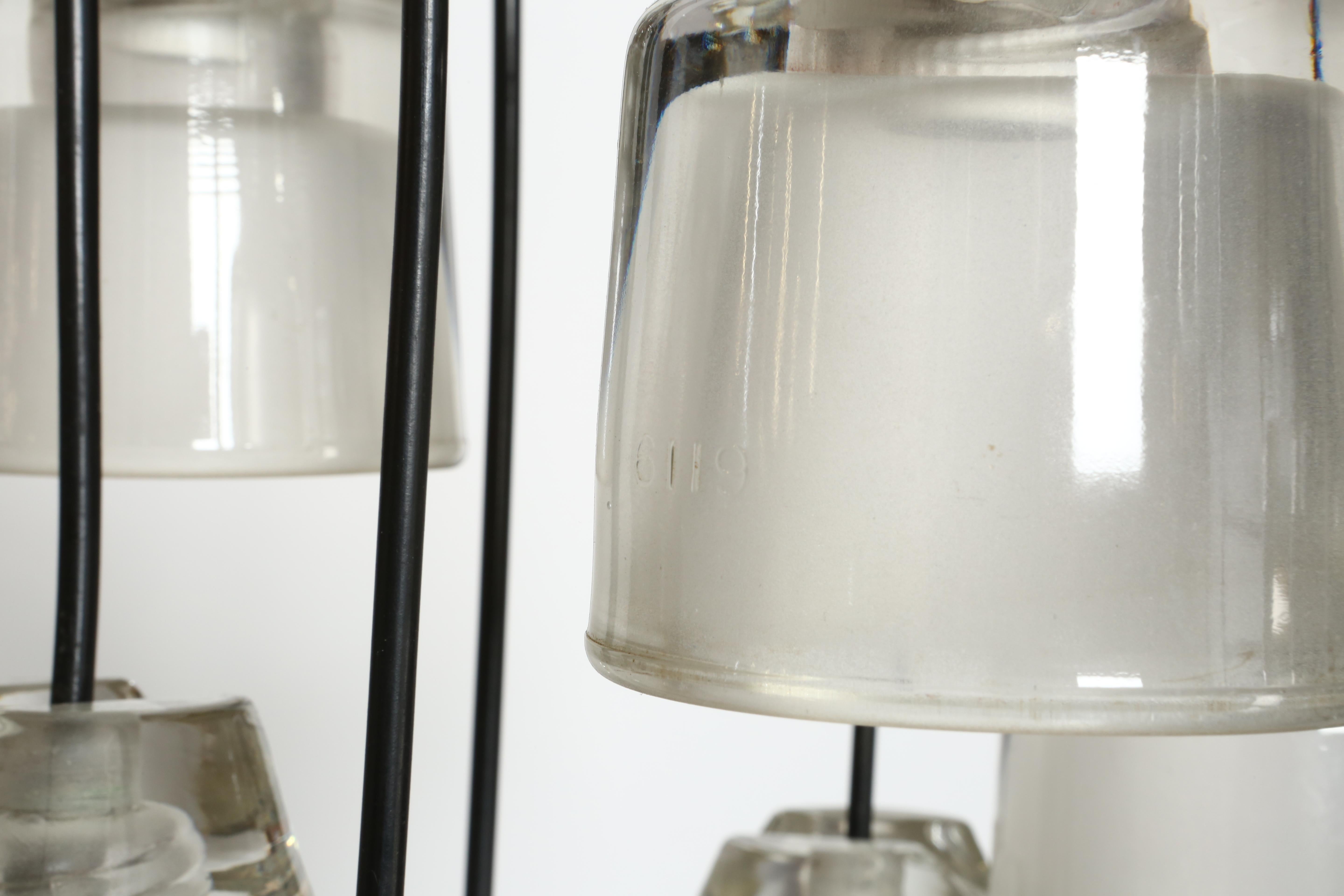 Lampadario a cascata Marco Zanuso per Oluce, Italia 1960 in vendita 2