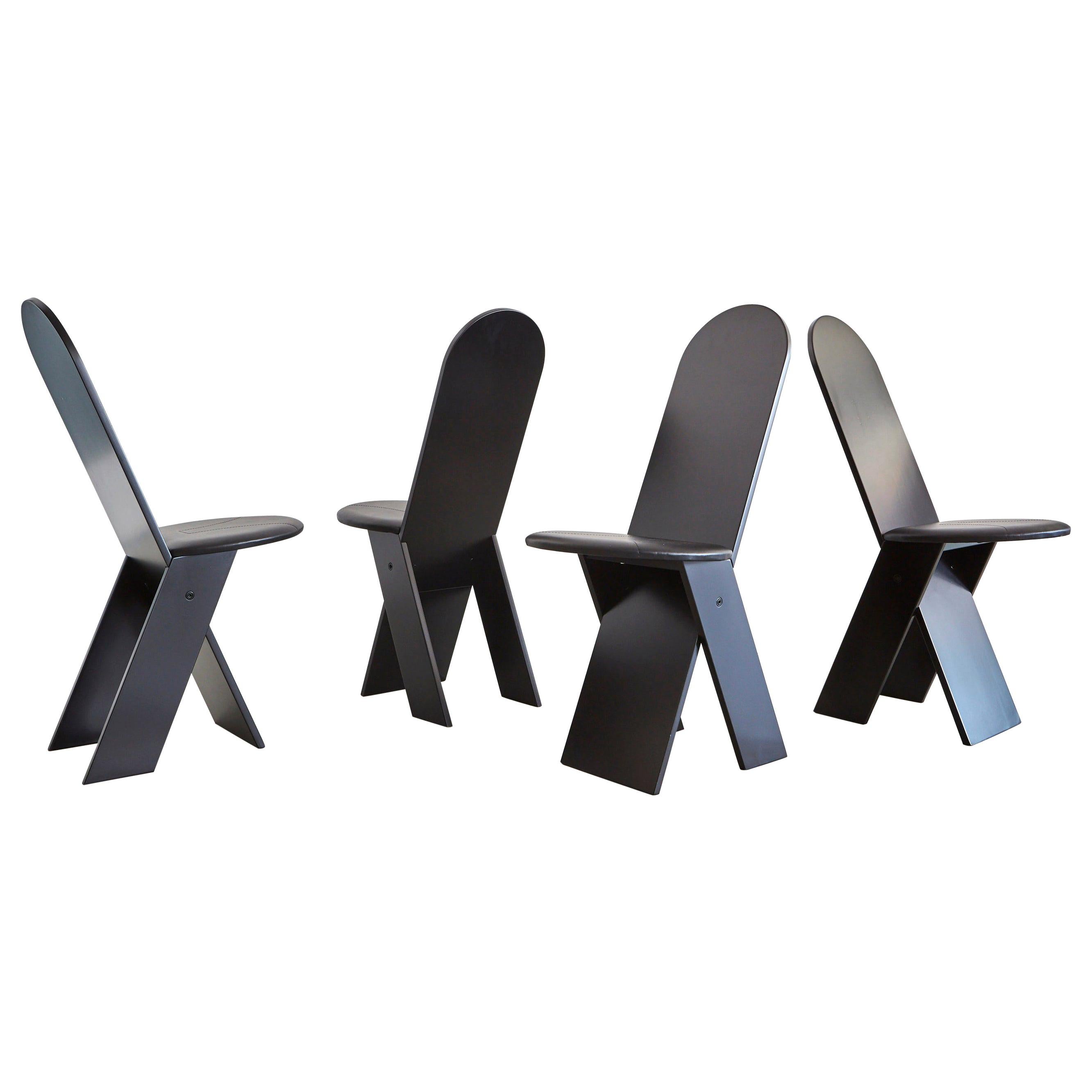 Marco Zanuso for Poggi Angular Chairs