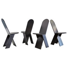 Marco Zanuso for Poggi Angular Chairs