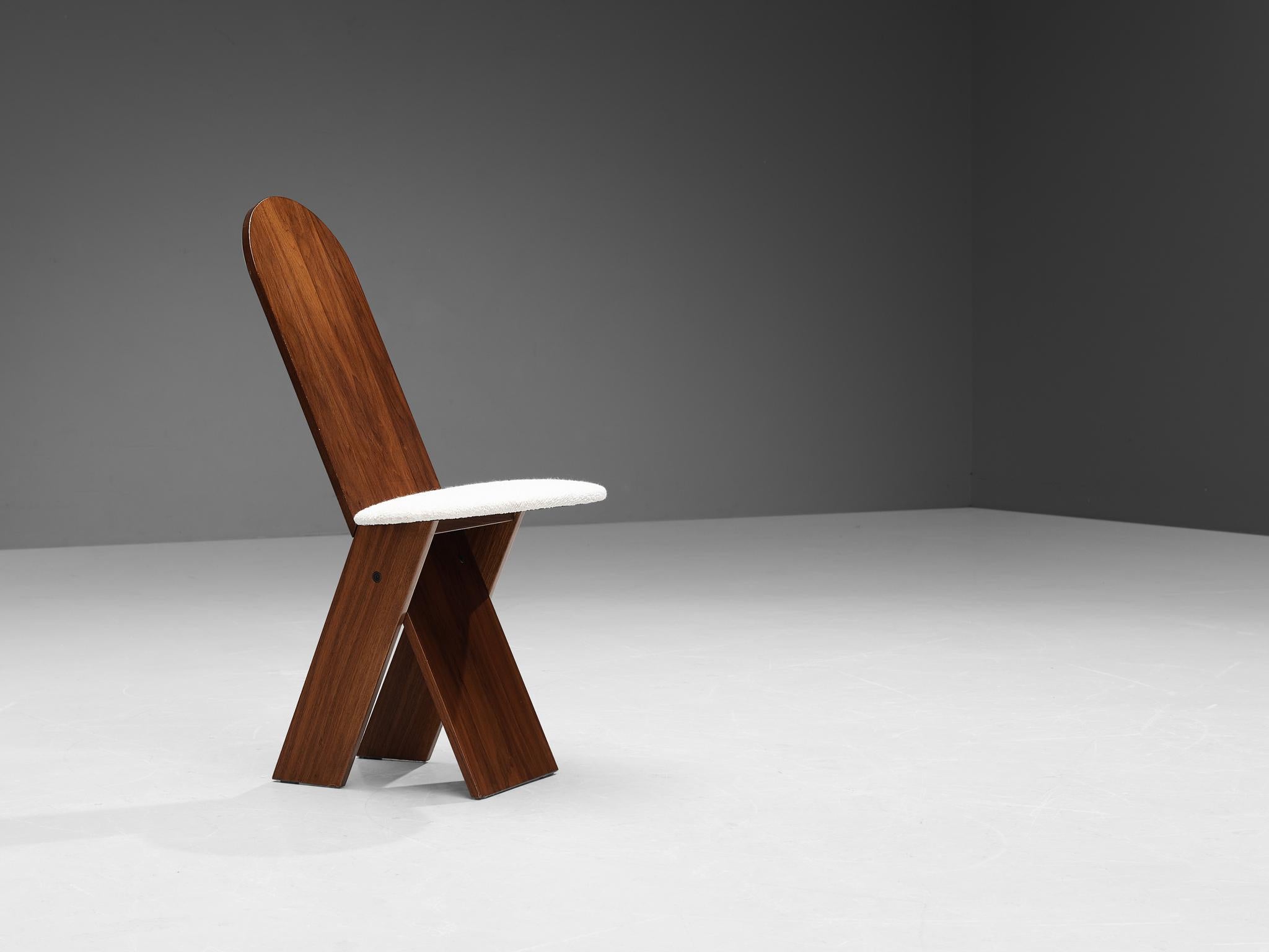 Marco Zanuso for Poggi Set of Ten Dining Chairs in Walnut 1