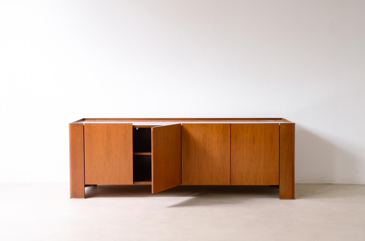 Mid-Century moderno Marco Zanuso, mobile a quattro ante con ripiano a vassoio in vendita