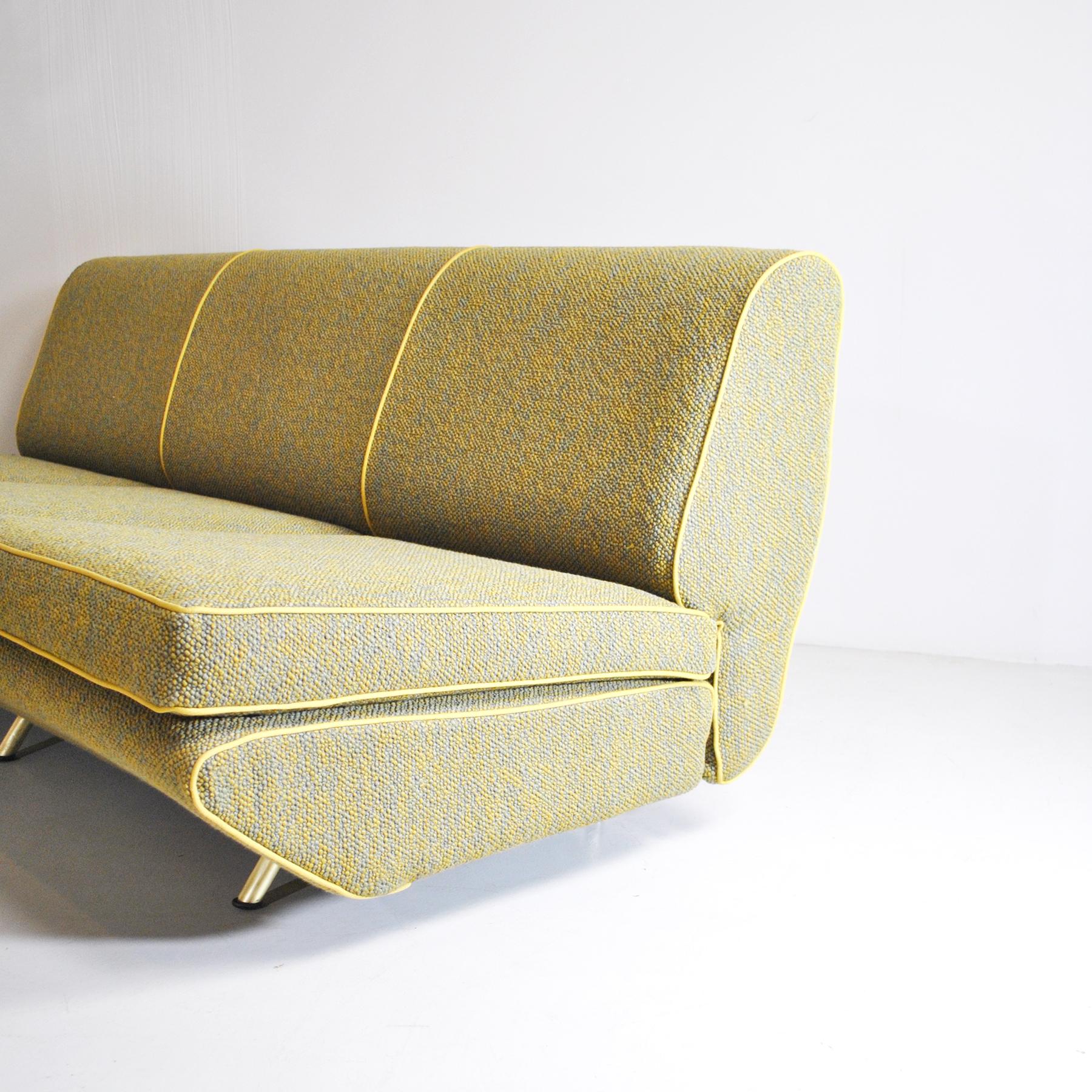 Mid-20th Century Marco Zanuso Italian Midcentury Sofa model sleep o matic 