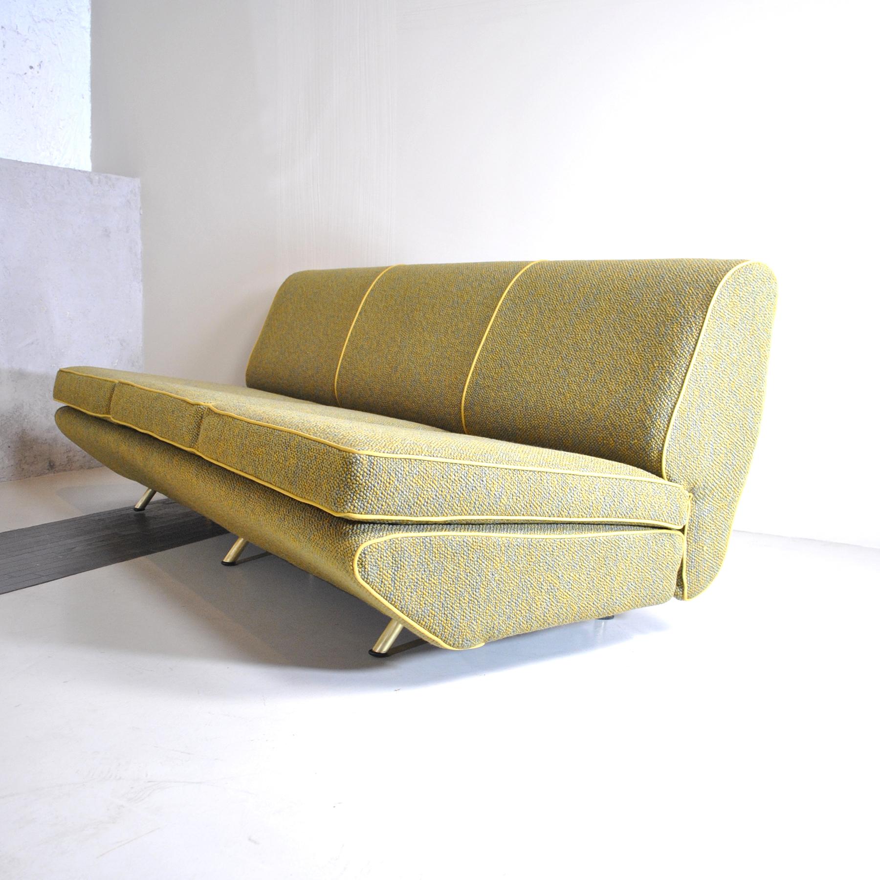 Metal Marco Zanuso Italian Midcentury Sofa model sleep o matic 