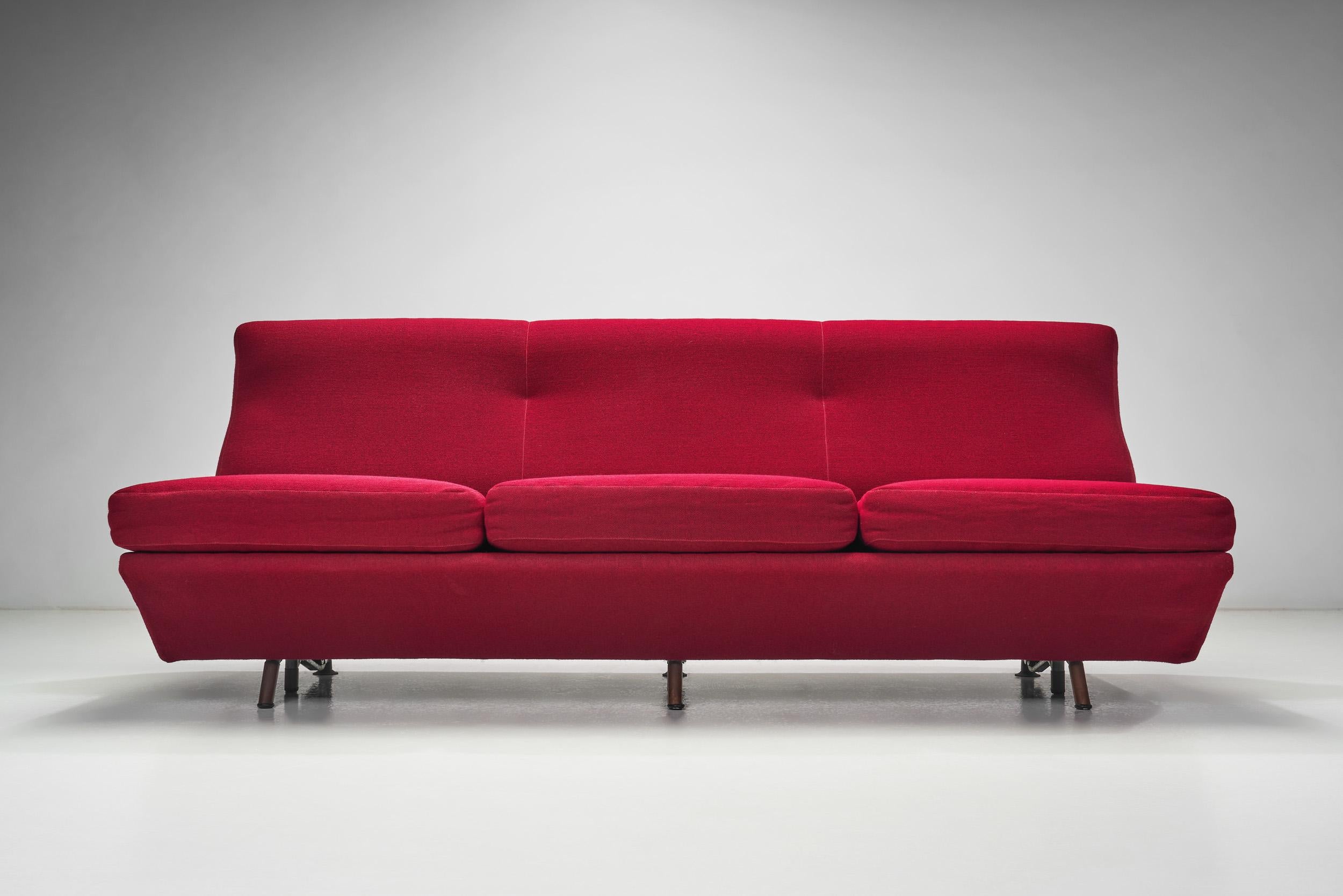 Sofa „IX Triennale“ von Marco Zanuso für Arflex, Italien 1950er Jahre im Angebot 5