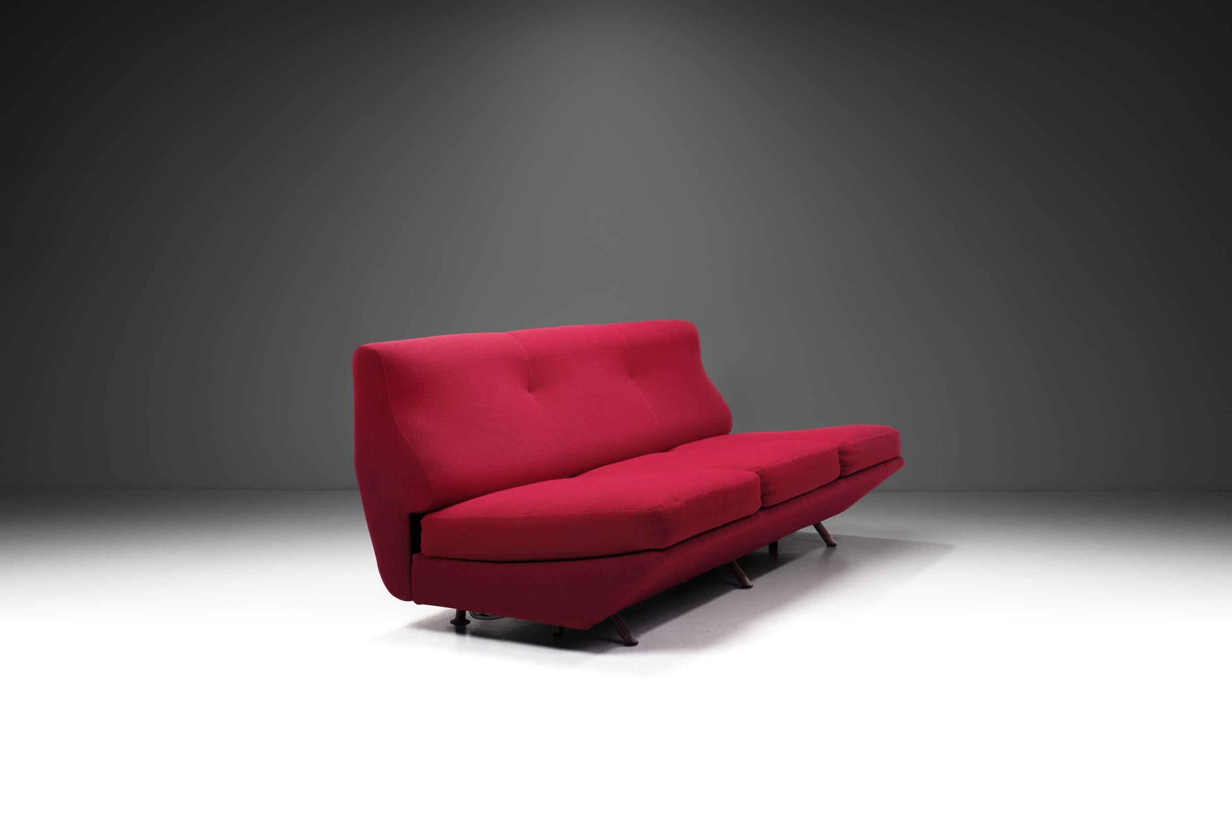 Sofa „IX Triennale“ von Marco Zanuso für Arflex, Italien 1950er Jahre (Italienisch) im Angebot