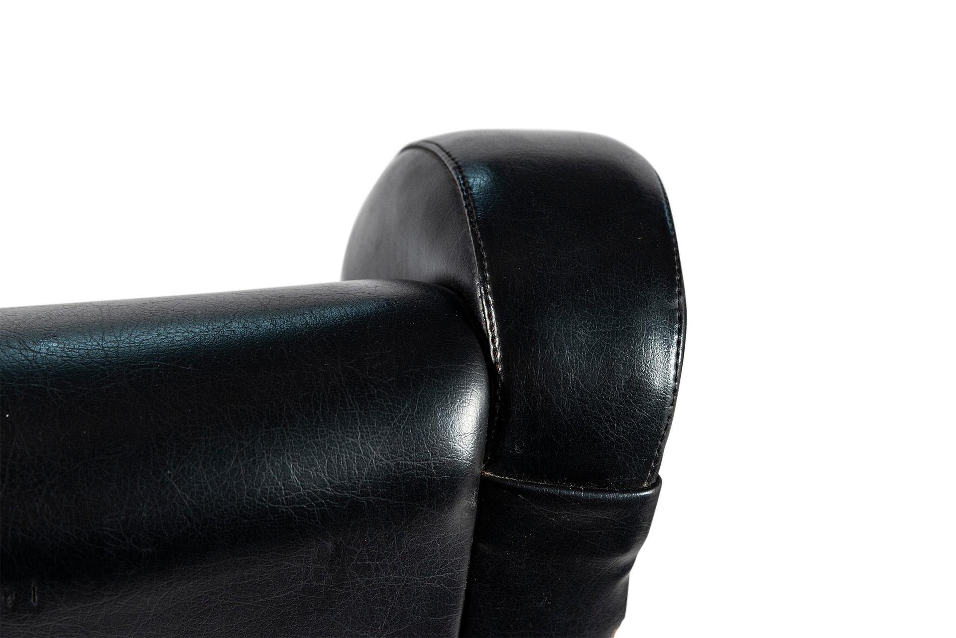 Marco Zanuso Lady Armchair, Leather, circa 1970, Italy In Good Condition In Nice, Cote d' Azur