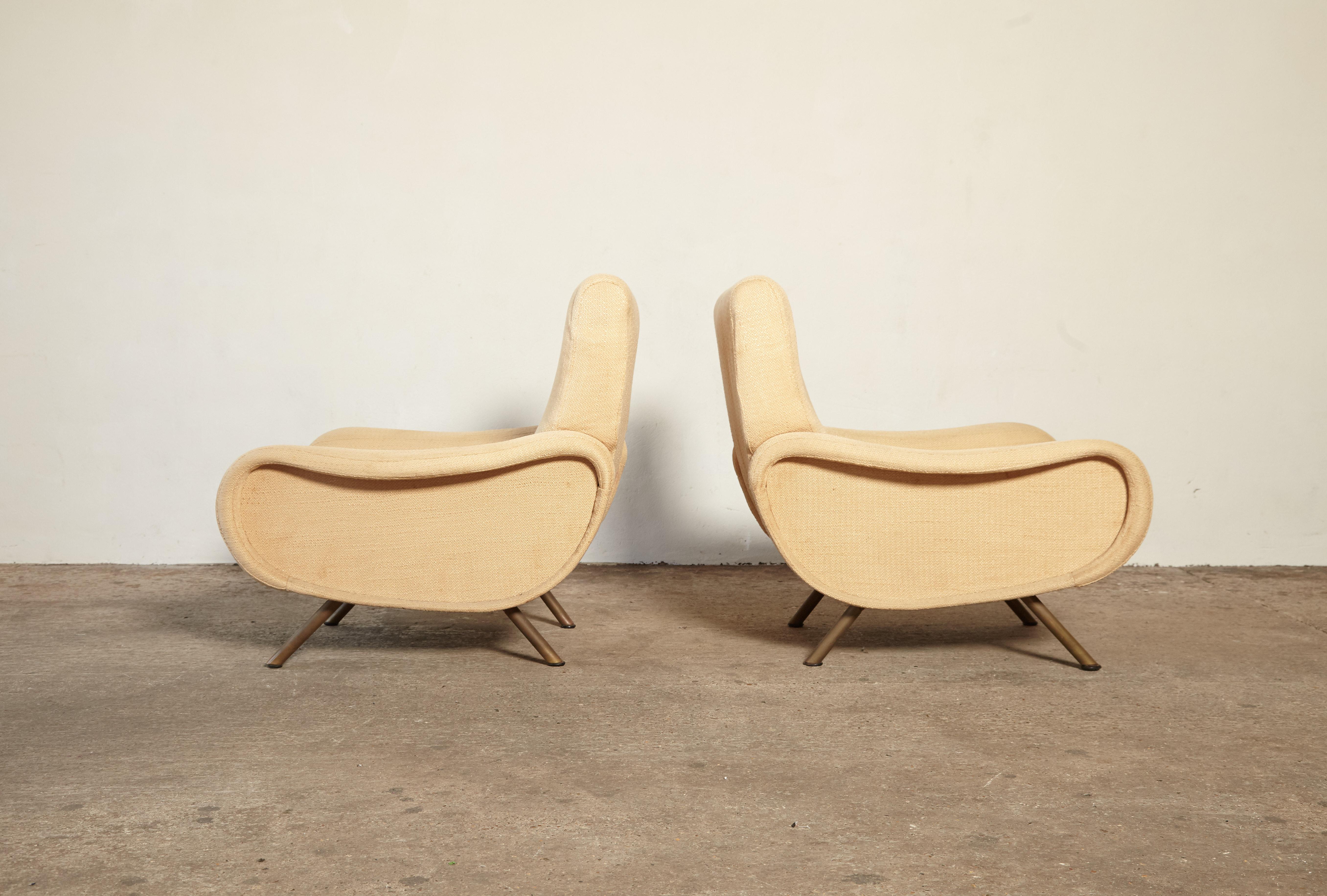 Italian Marco Zanuso Lady Chairs, Arflex, Italy, 1960s 'Complimentary Reupholstery'