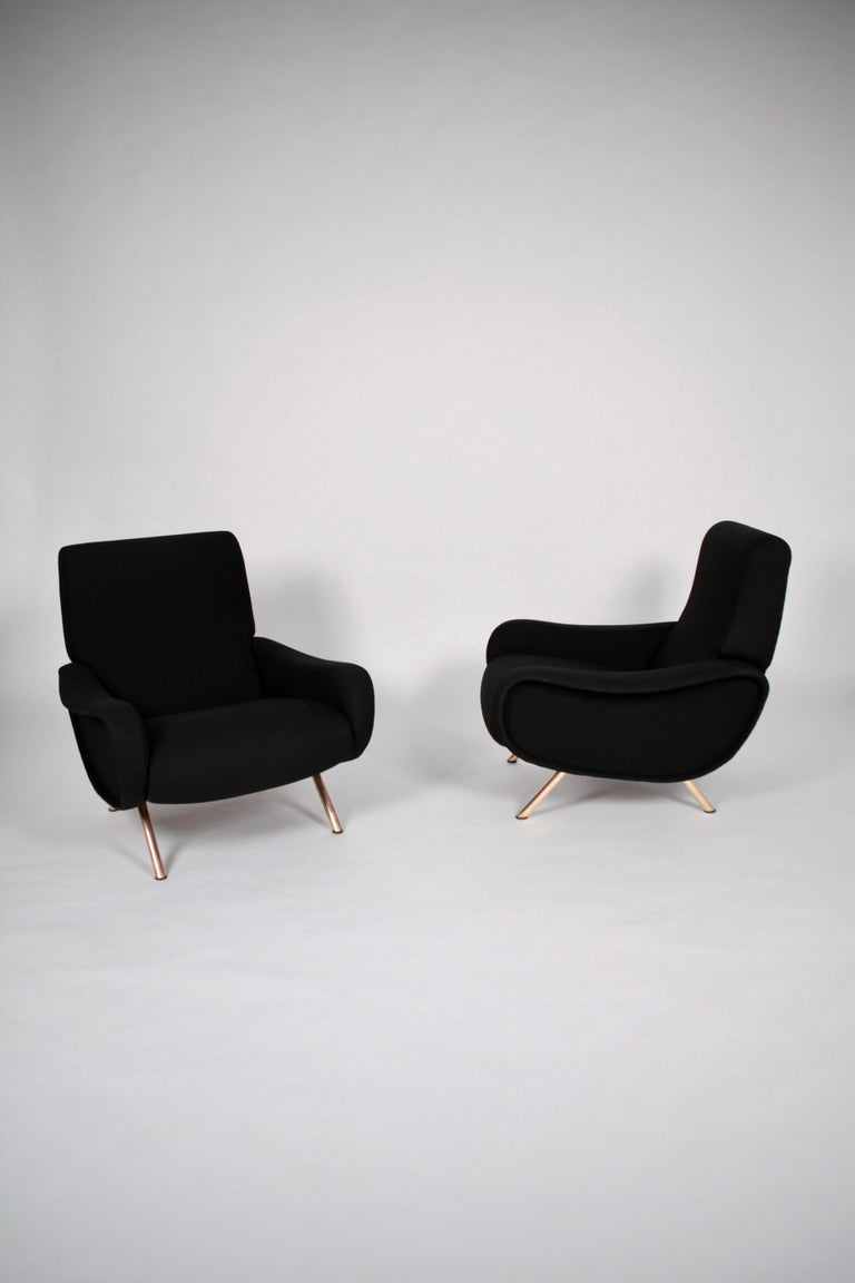 Marco Zanuso 'Lady' Chairs, Early Arflex Edition, circa 1951 In Good Condition For Sale In Berlin, DE