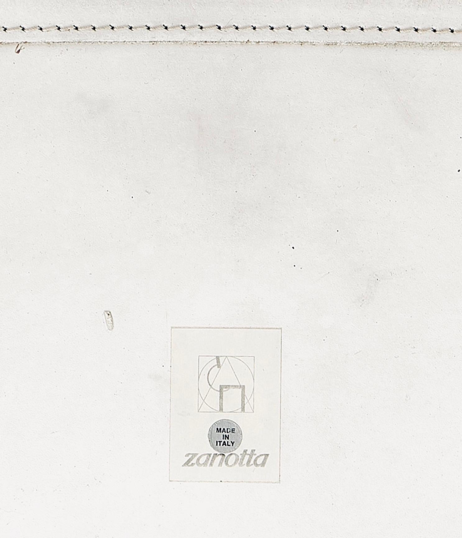 Fauteuils de salon en cuir Maggiolina de Marco Zanuso pour Zanotta, Italie, 1970 1