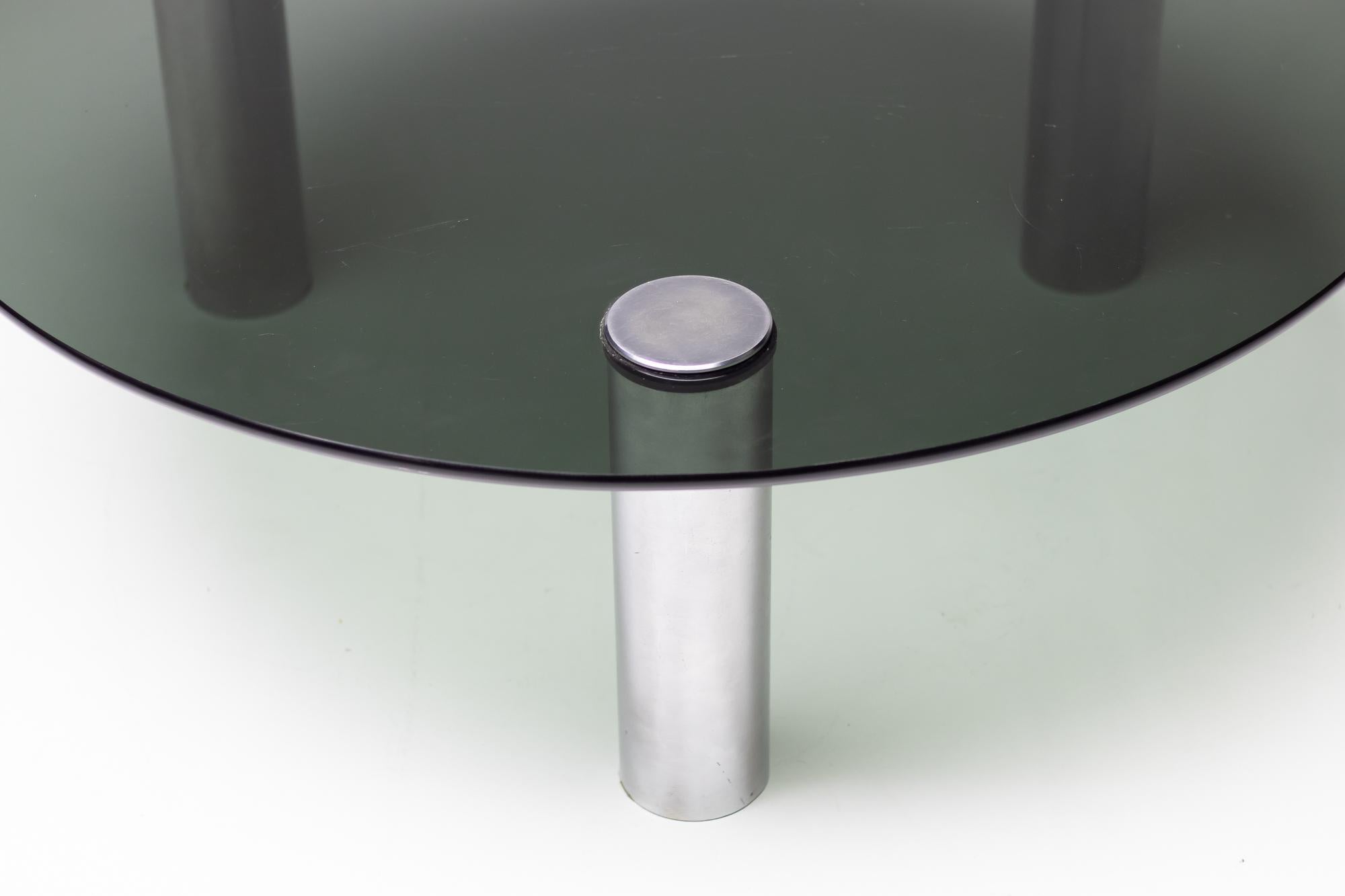 Acier inoxydable Table basse Marco Zanuso 'Marcuso' en vente