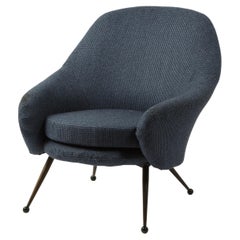 Retro Marco Zanuso Single Martingala Armchair, Italy 1950's