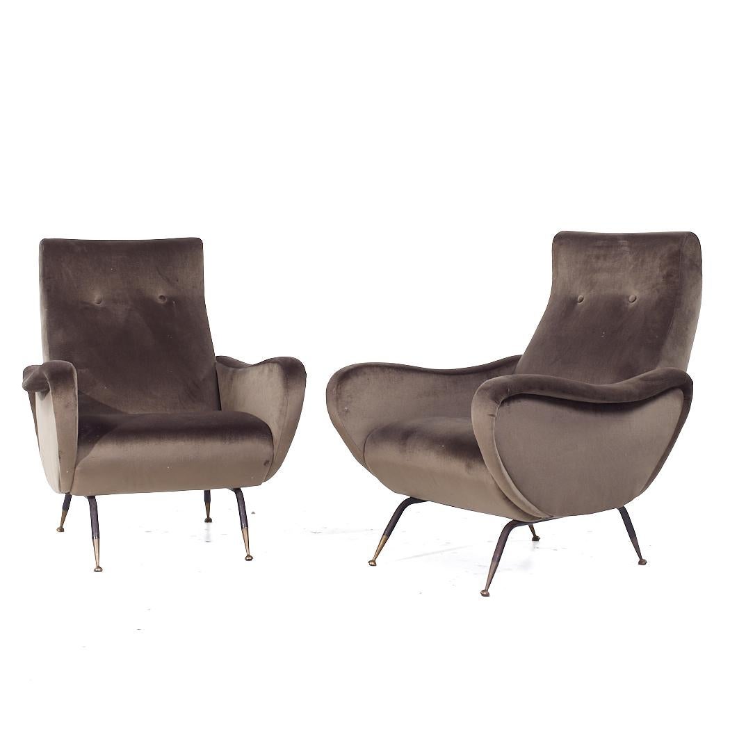 Mid-Century Modern Marco Zanuso Mid Century Lady Lounge Chair - Pair For Sale