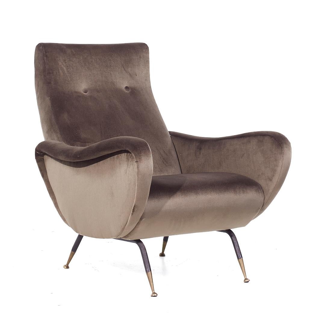 Italian Marco Zanuso Mid Century Lady Lounge Chair - Pair For Sale