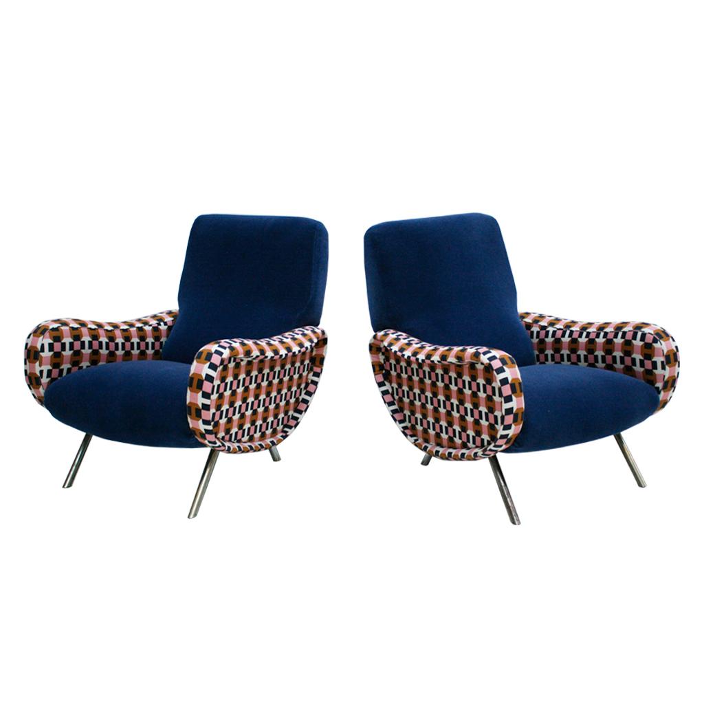 Pair of armchairs model 