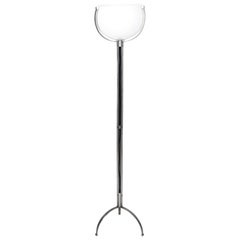 Marco Zanuso Midcentury Perspex Tripod Floor Light for O-Luce, 1964