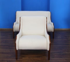 Marco Zanuso "Milord" armchair and sofa in white Bouclé for Arflex, 1957