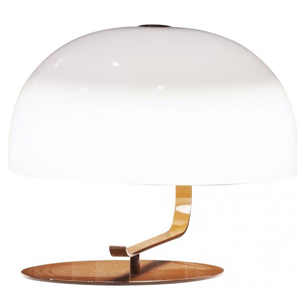 Marco Zanuso Model 275 'Zanuso' Table Lamp in White for Oluce In New Condition For Sale In Glendale, CA