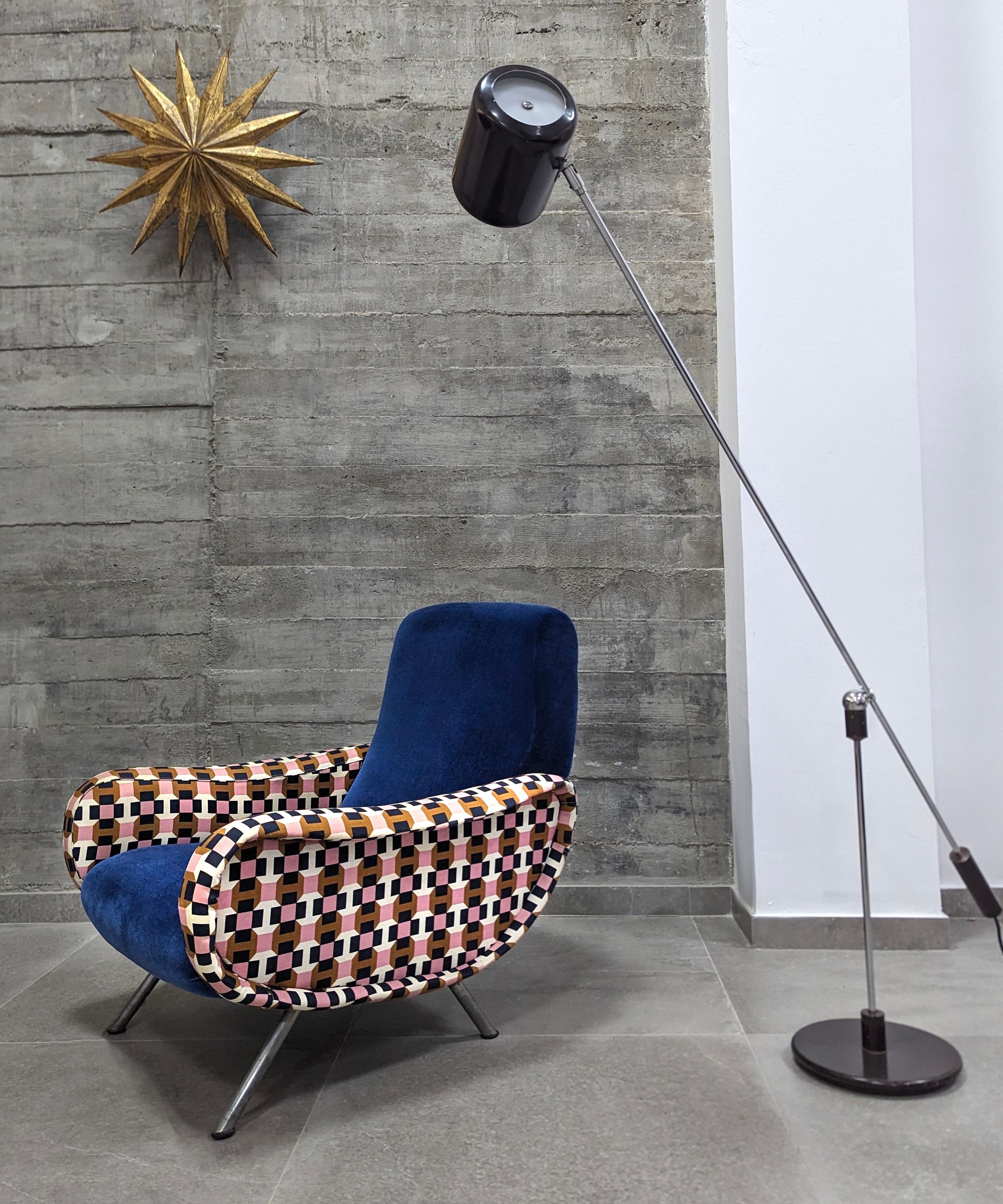 Marco Zanuso Paar Damensessel Hermès Blauer Samt Italien 1950er Jahre (20. Jahrhundert) im Angebot