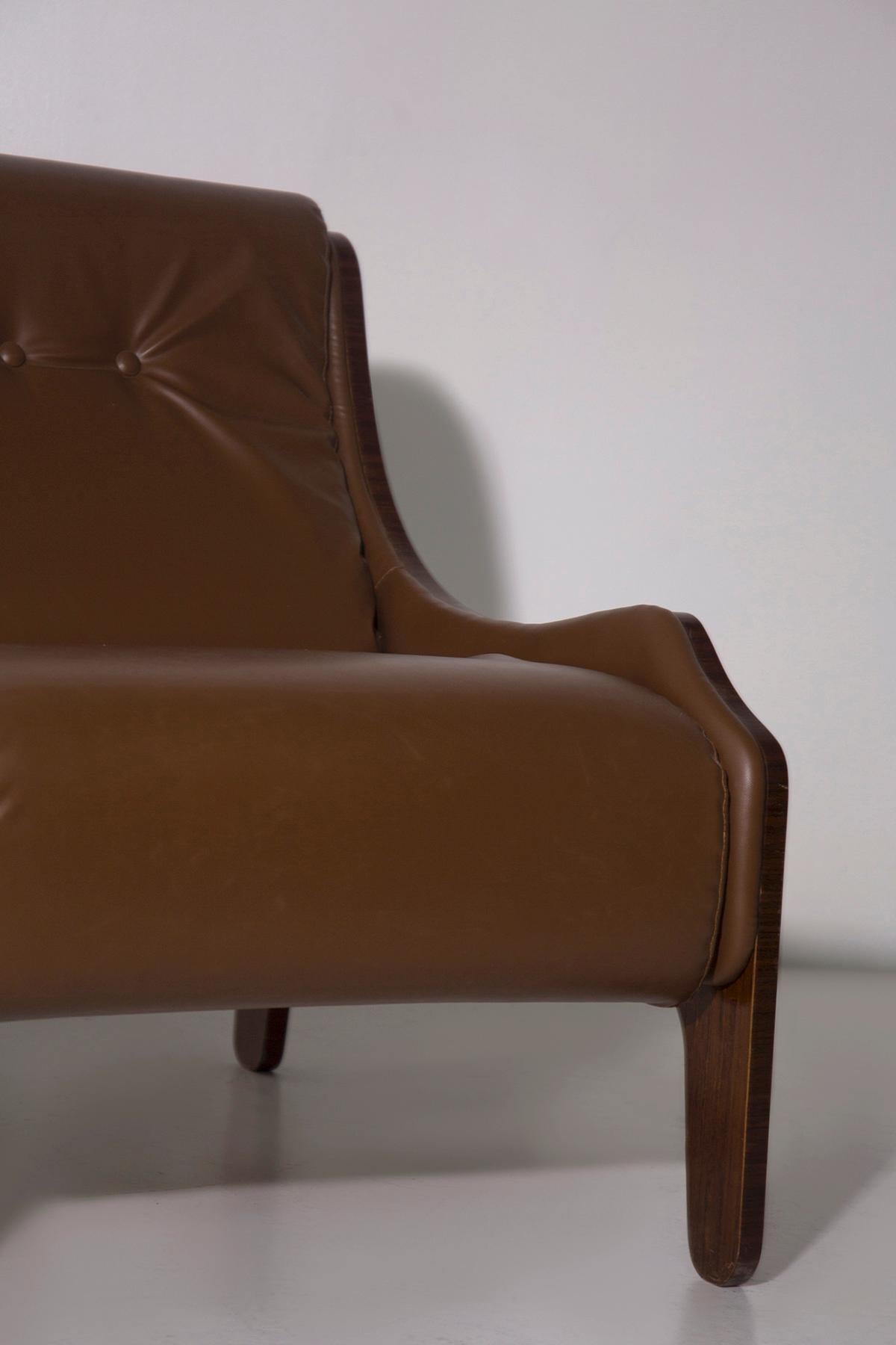 Marco Zanuso Pair of Milord armchairs for Arflex in vendita 6